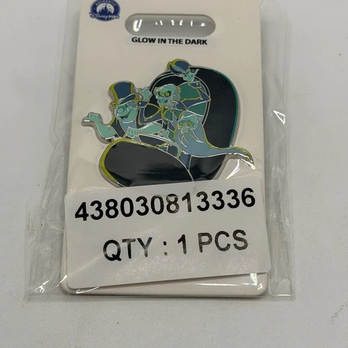 Haunted Mansion Glow Ghosts Doom Buggy Trading Pin