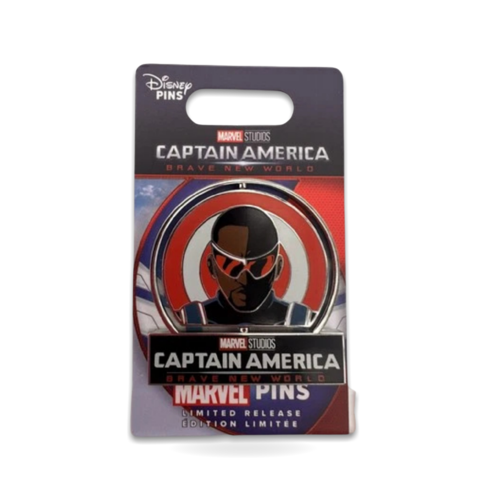 Captain America Brave World Sam Wilson Spinner Marvel Trading Pin