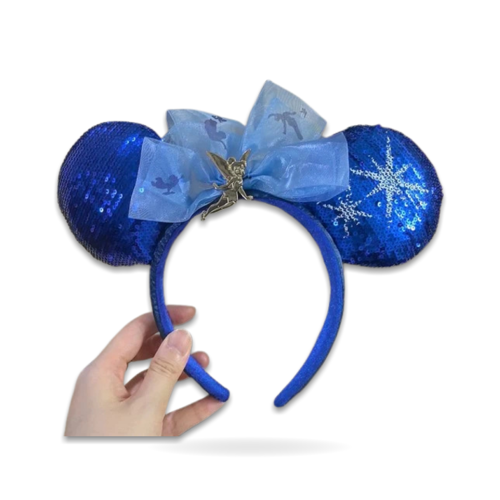 Tinker Bell Shanghai Peter Pan's Flight Blue Mickey Ears Ear Headwear