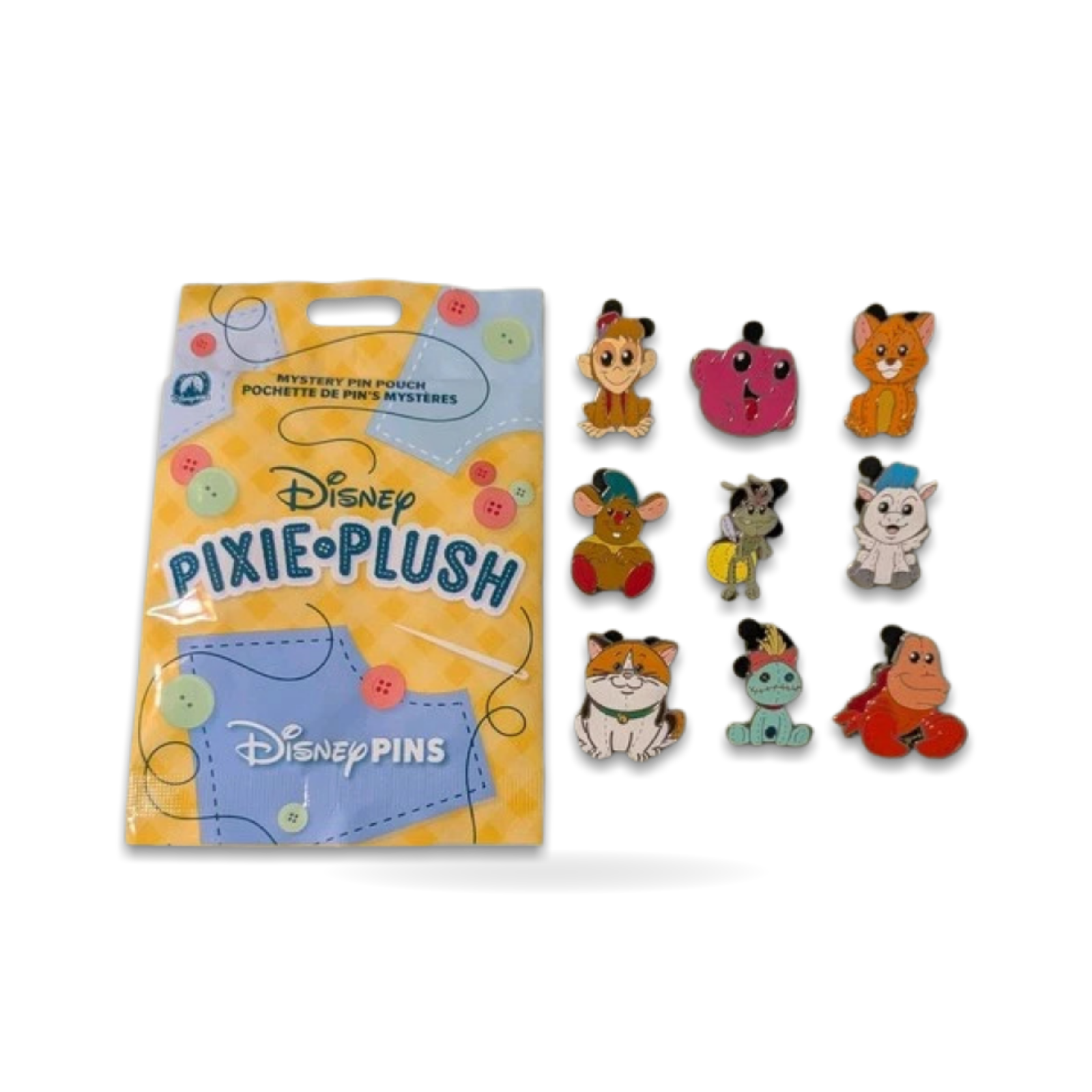Pixie Plush Mystery Sebastian Abu Gus Trading Pin