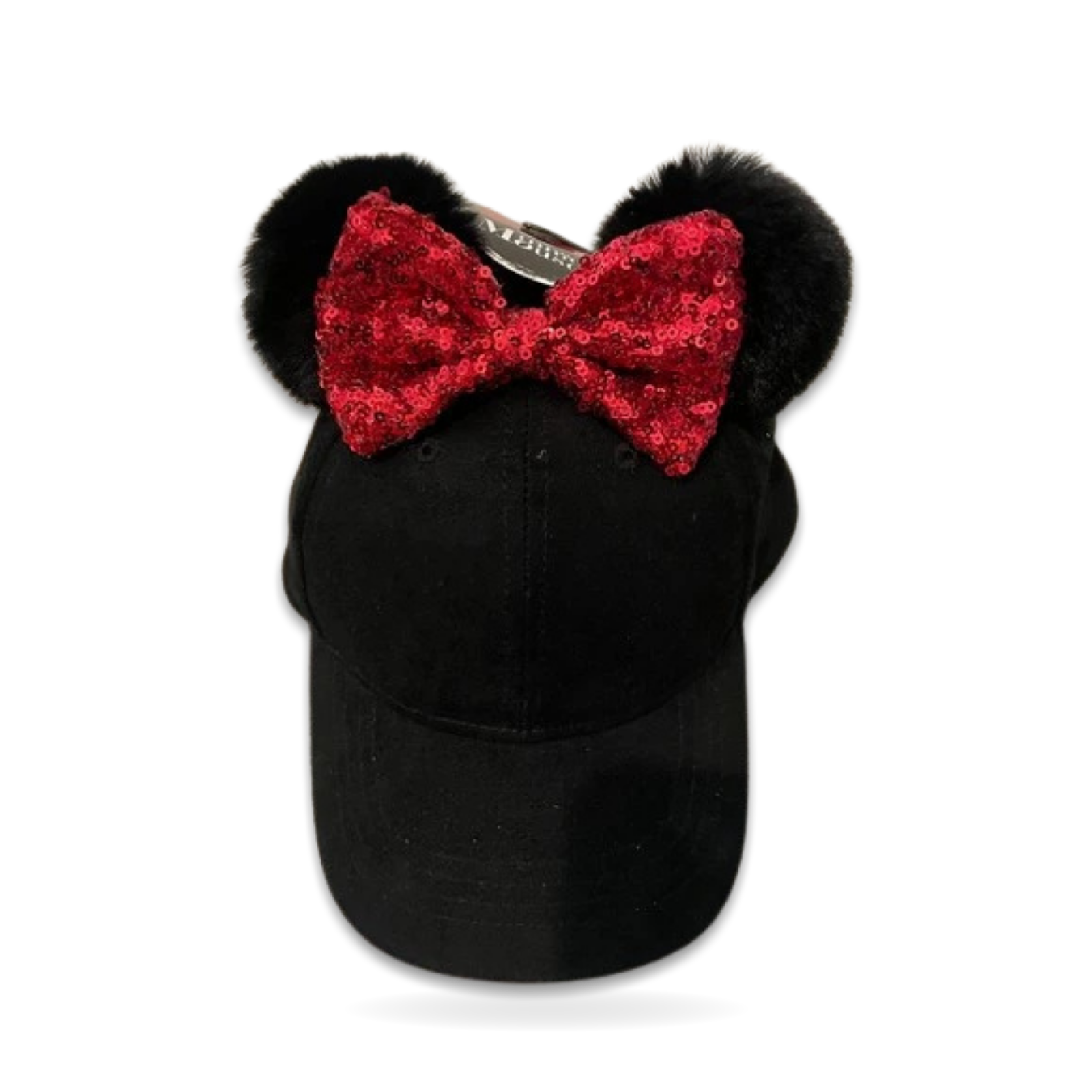 Minnie Mouse black baseball cap