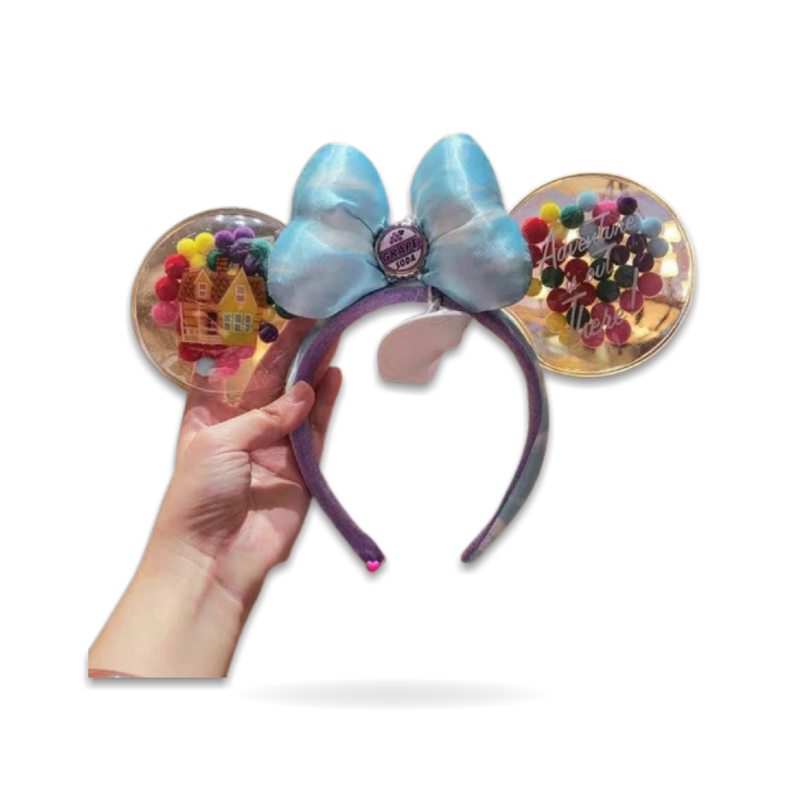 Up Grape Soda Balloons Minnie Mouse Ear Headwear
