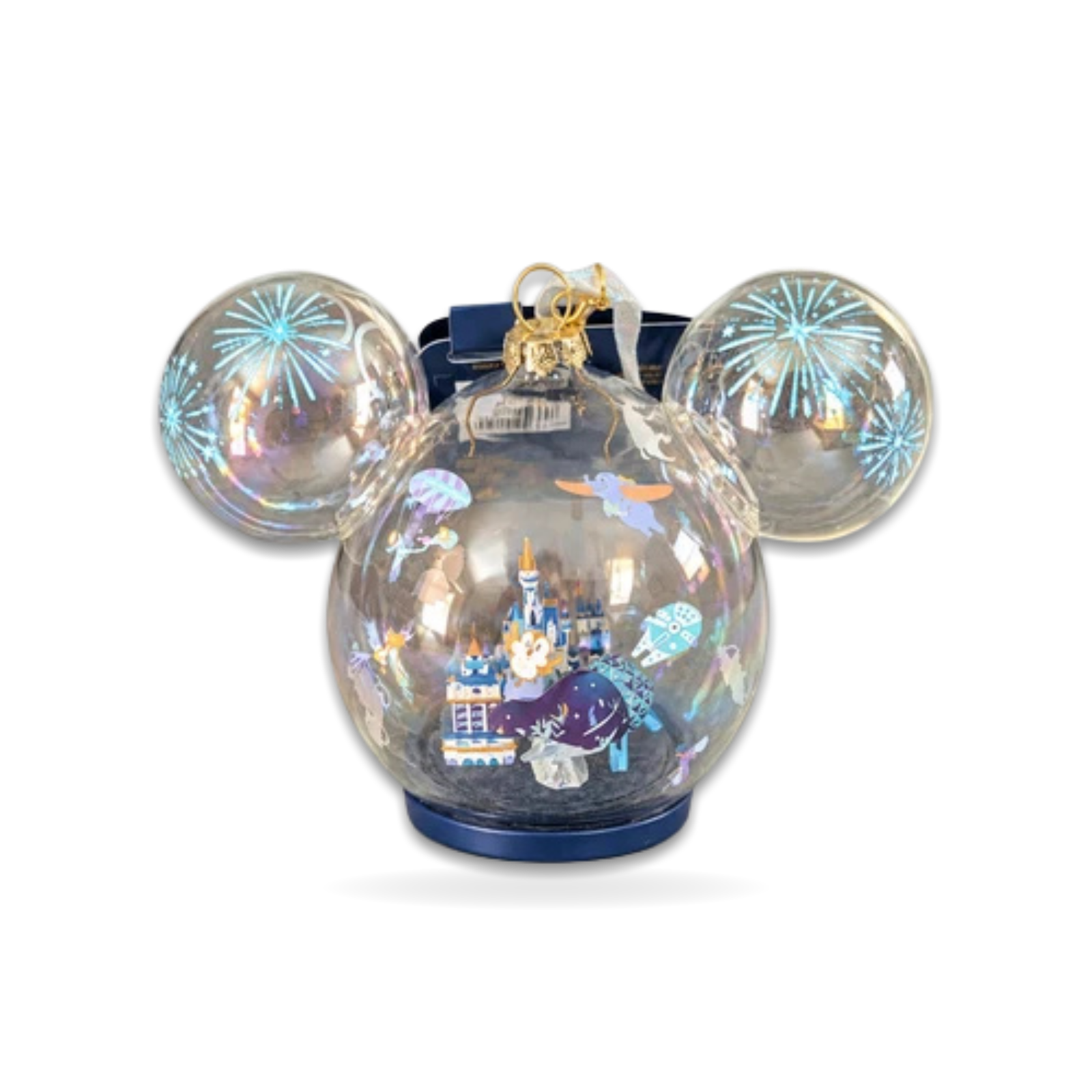 50th Anniversary Glass Mickey Seasonal Ornament