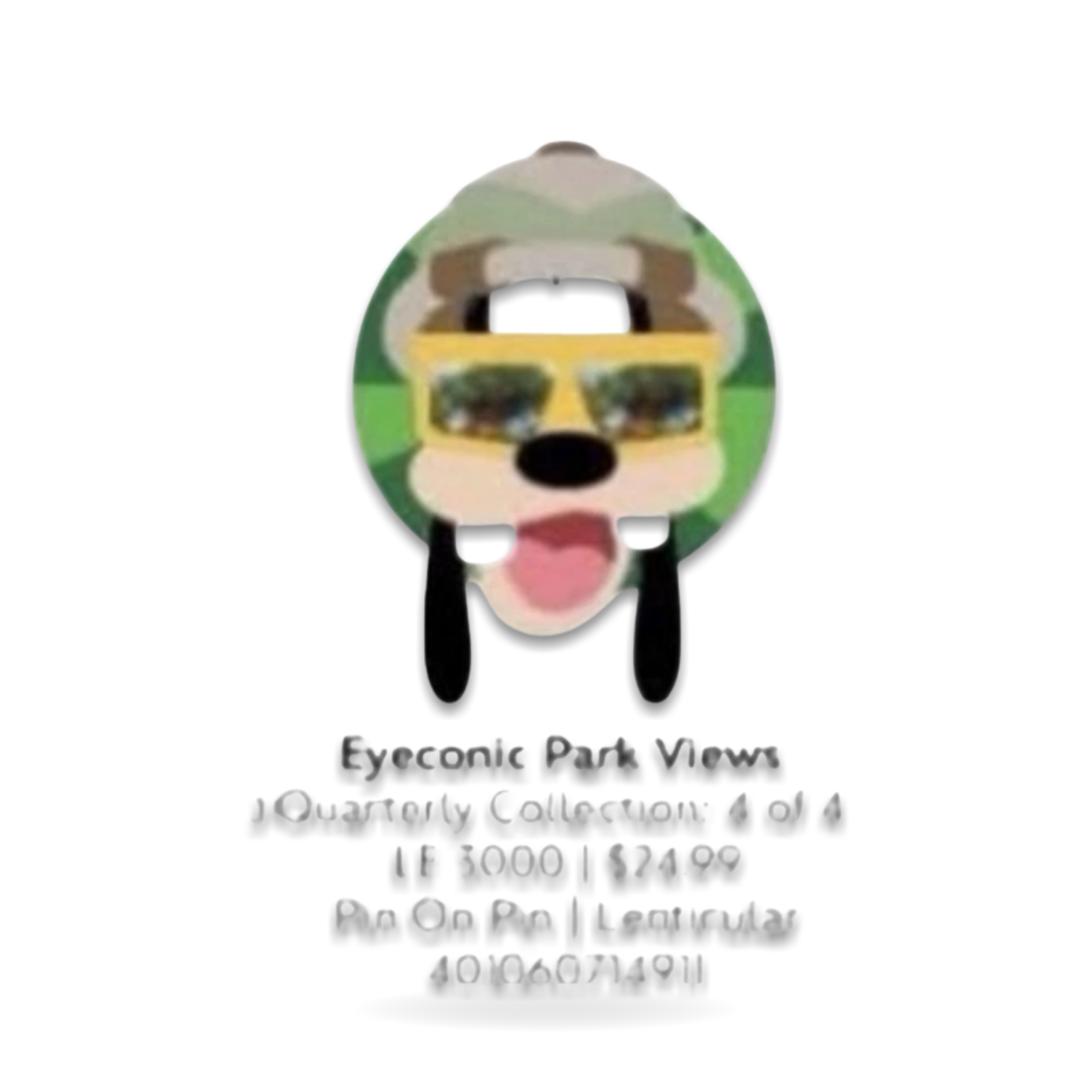 Eyeconic Views Goofy 4/4 Limited Edition 3000 Ventricular Trading Pin