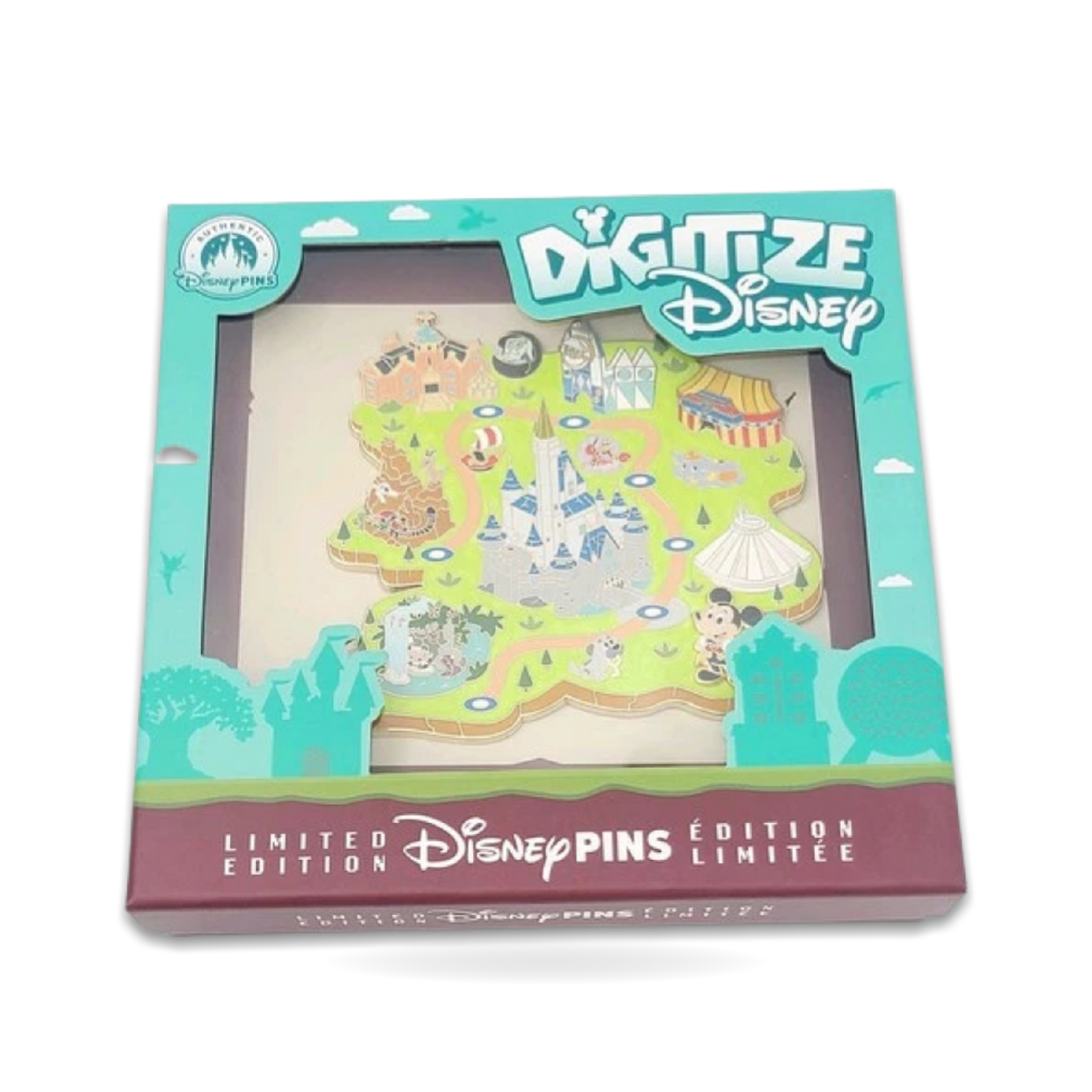 DigiTize Magic Kingdom Map Jumbo Pin