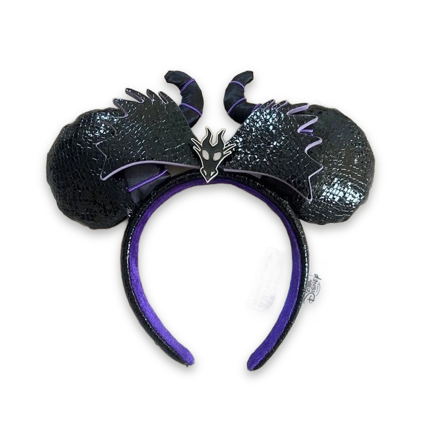 D23 Fan Event Maleficent as Dragon Ear Minnie Mouse Headband