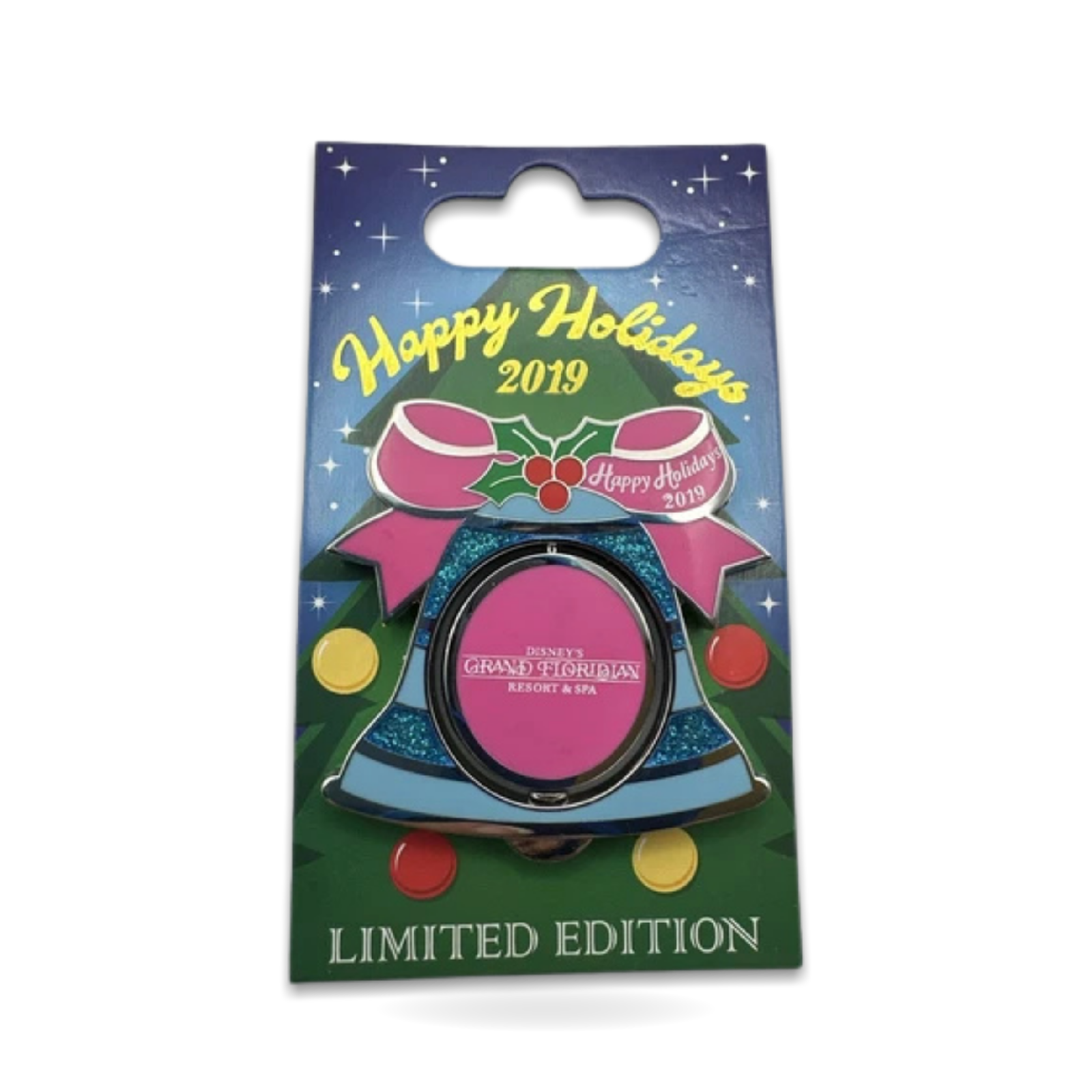 Happy Holidays Grand Alice in Wonderland Trading Pin