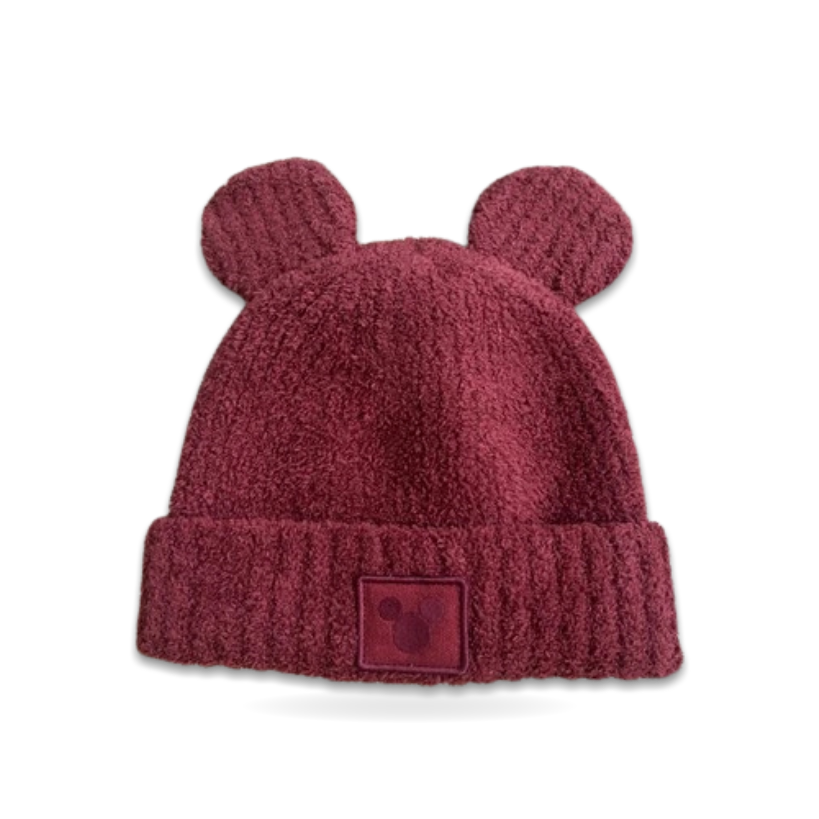 Mickey Mouse Ears Beanie Crimson Hat Kids $48 Barefoot Dreams
