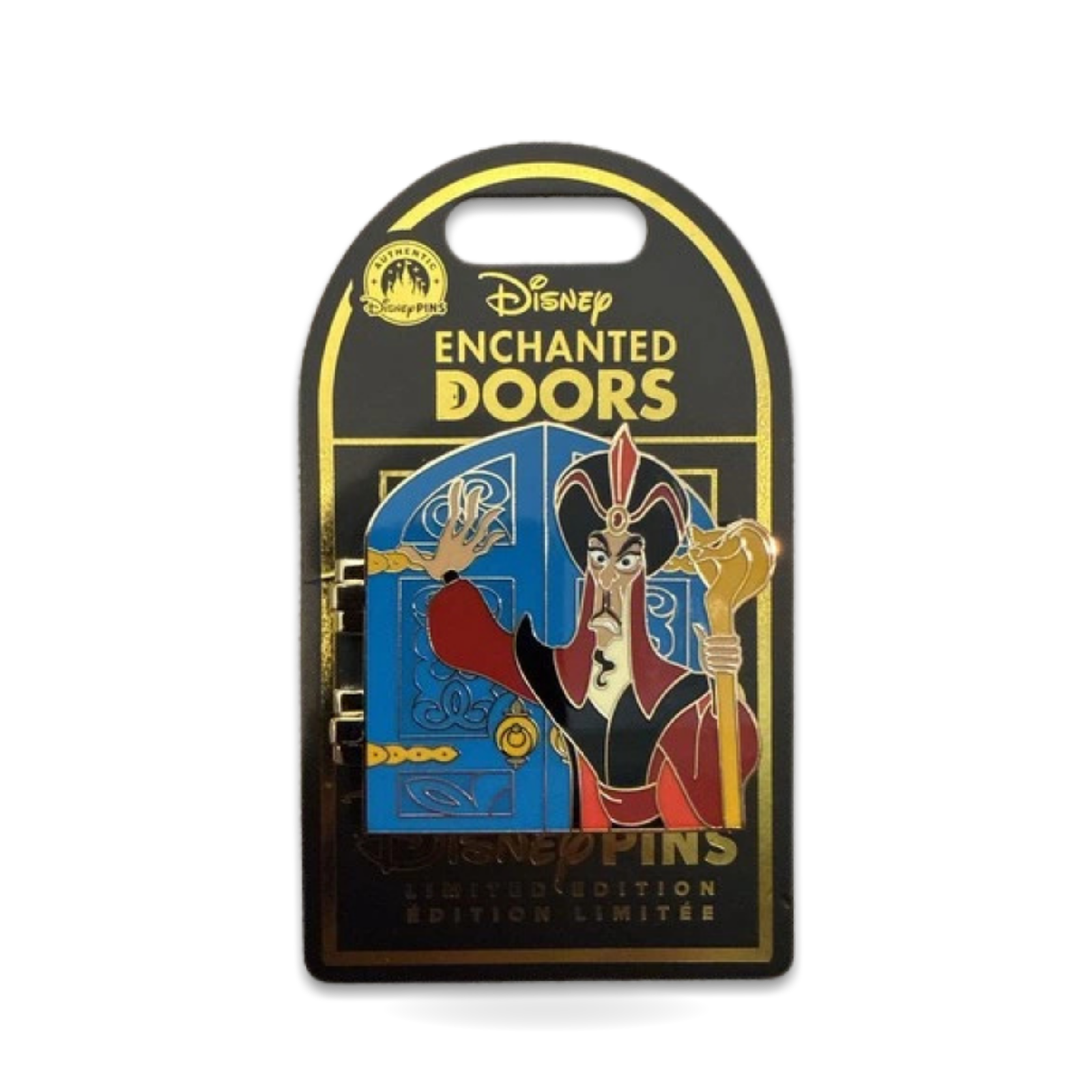 Enchanted Doors Jafar Iago Aladdin Limited Edition 2500 Trading Pin
