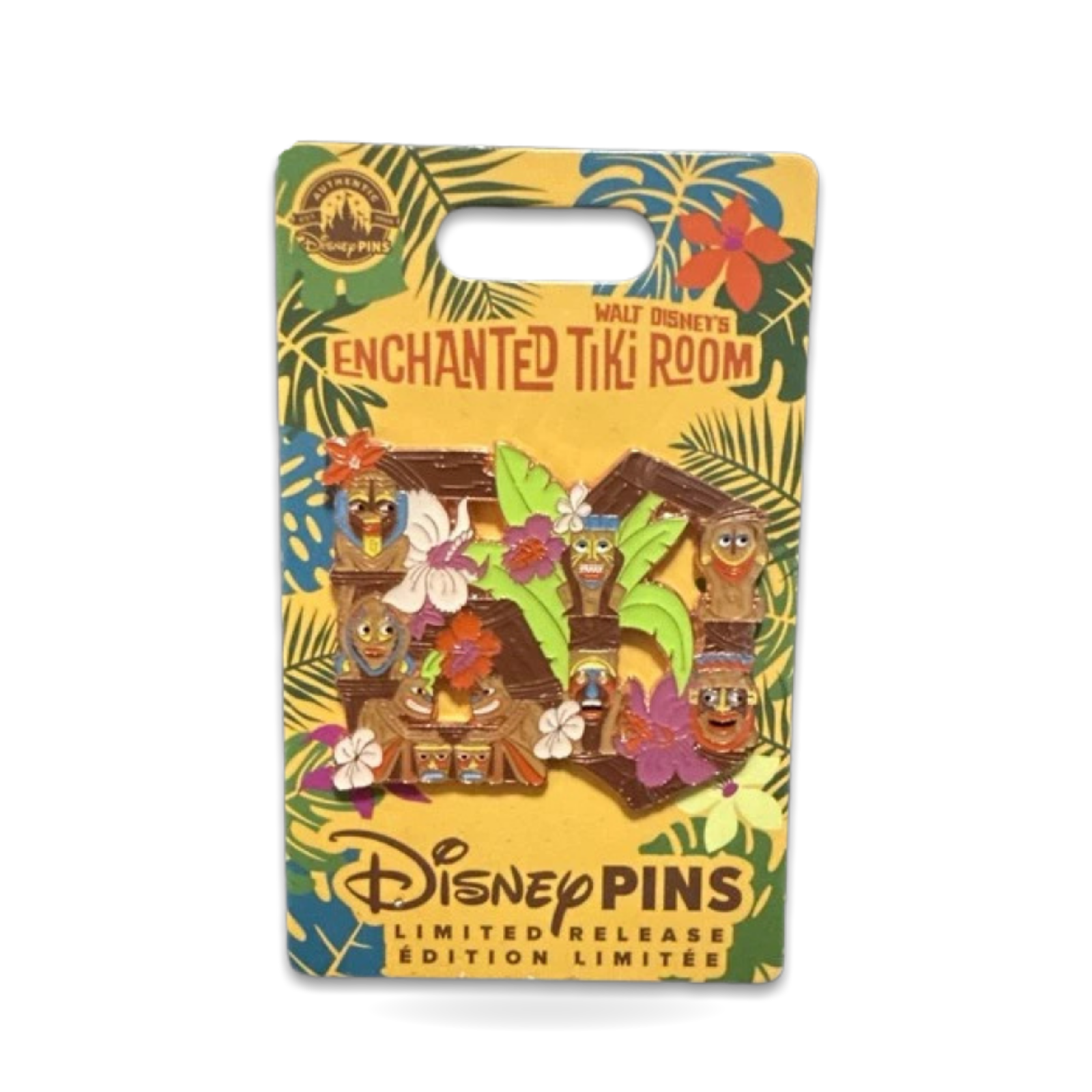 Enchanted Tiki Room Release 60th anniversary Trading Pin