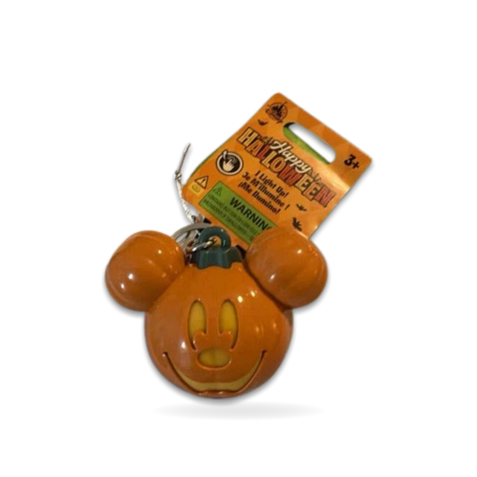 Halloween Diecast Mickey Pumpkin Keychain Charm Bag