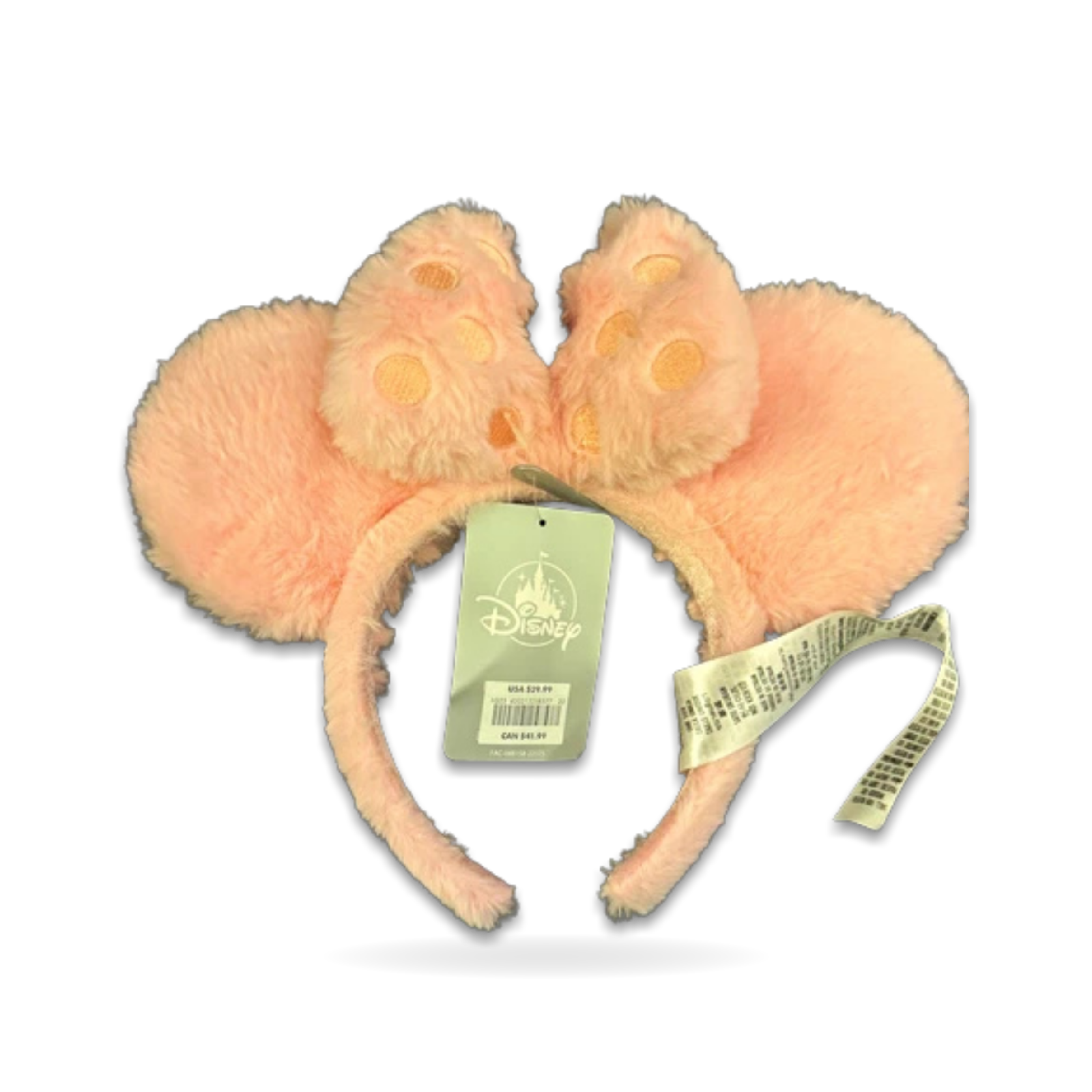 Minnie Mouse Pink Plush with Bow Ear Headwear