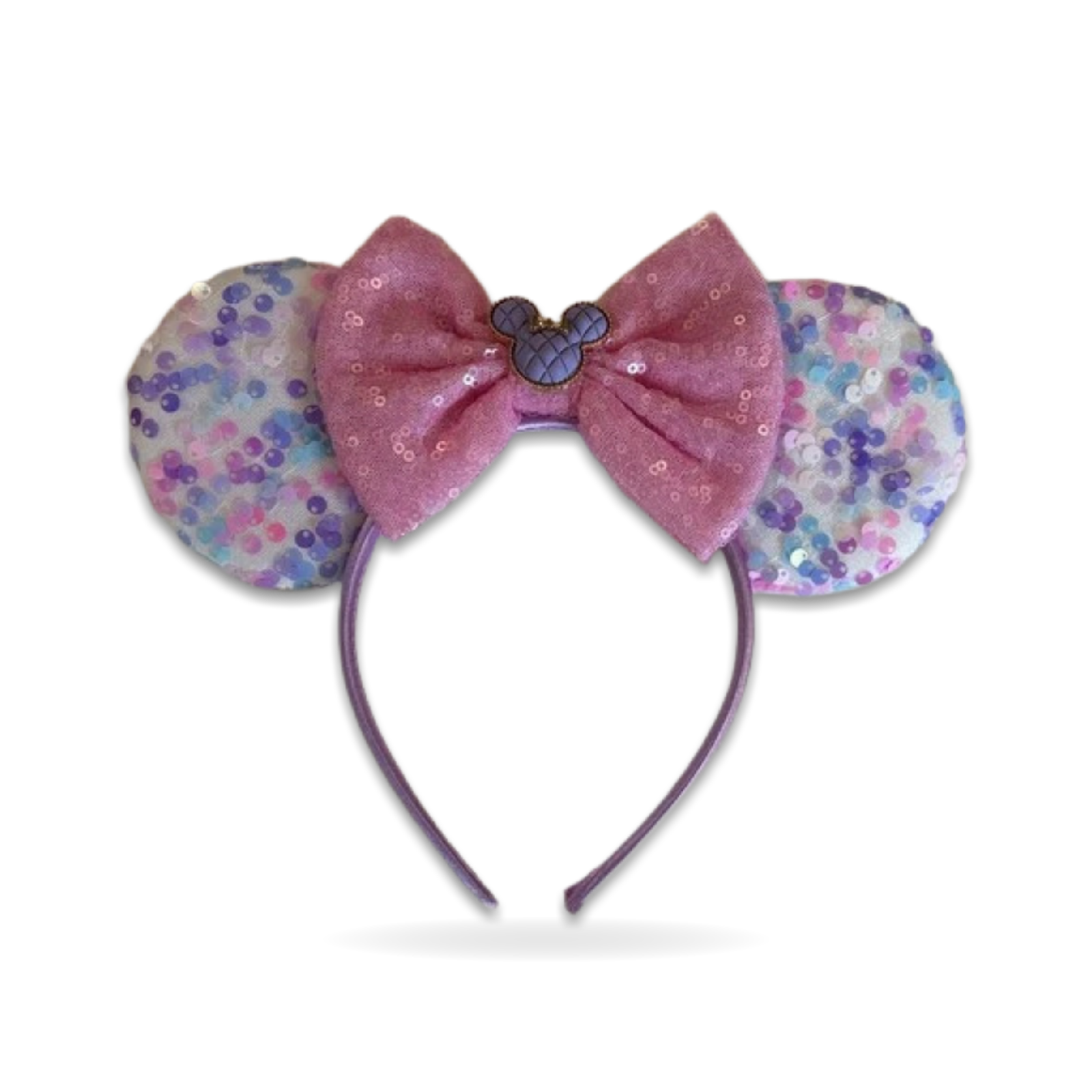 Minnie Mouse Ears Pink Purple Blue Party Birthday Confetti Sequins Bow