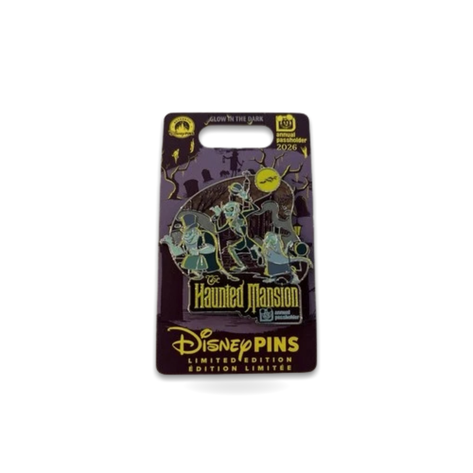 Haunted Mansion Hitchhiking Ghosts Passholder Trading Pin