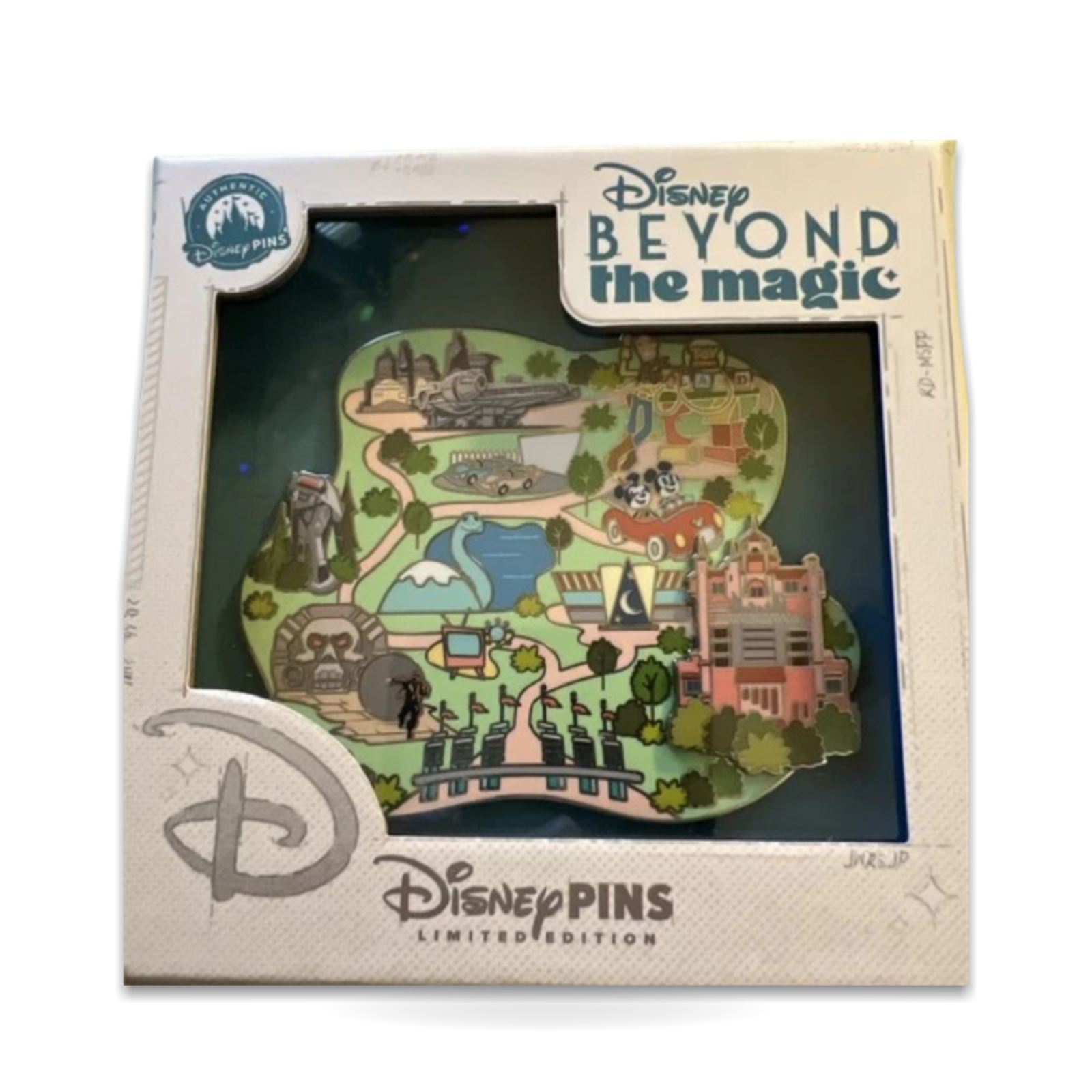 D23 Beyond the Magic Limited Edition 300 Hollywood Studios Map Trading Pin