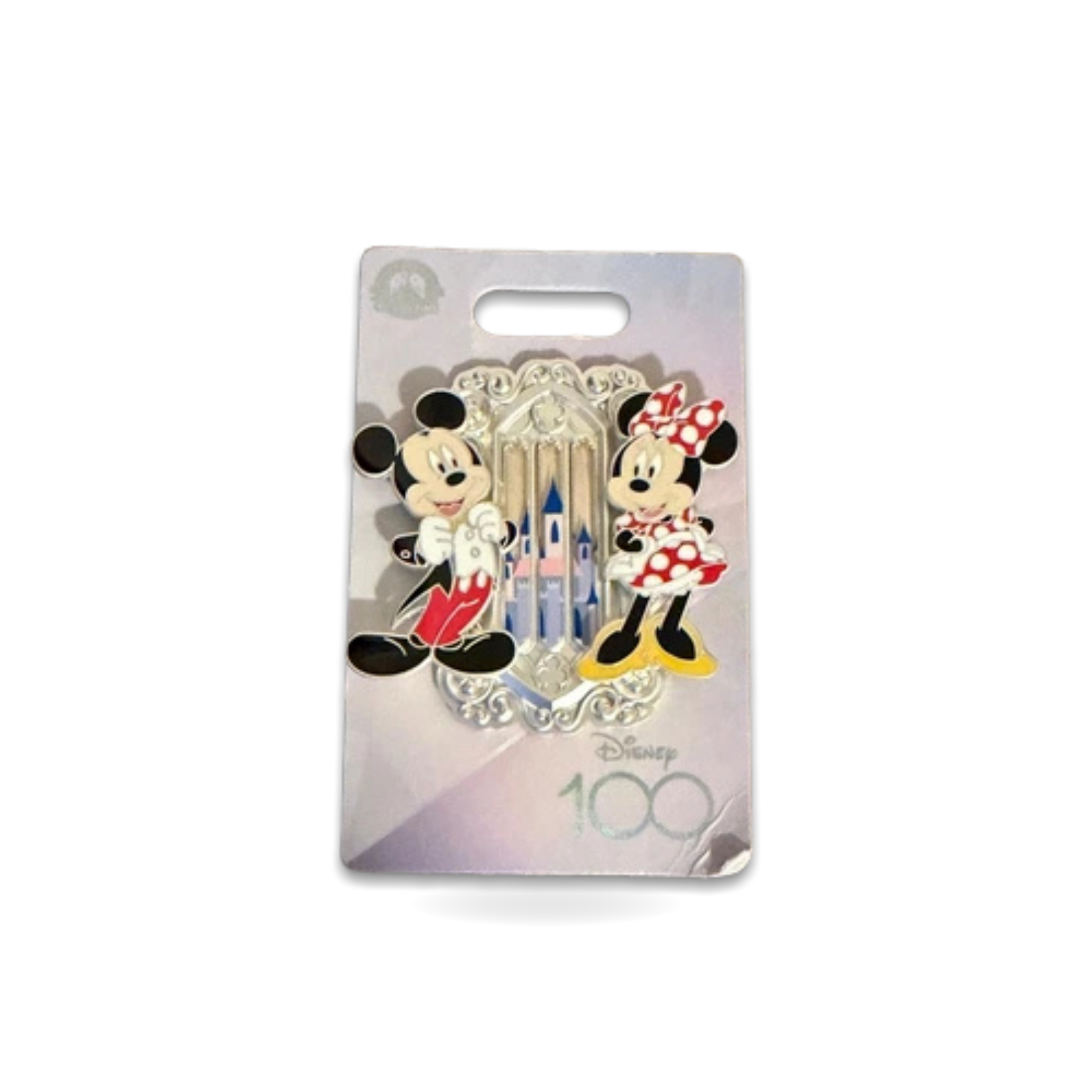 100th Anniversary Mickey Mouse Gate Castle Trading Pin