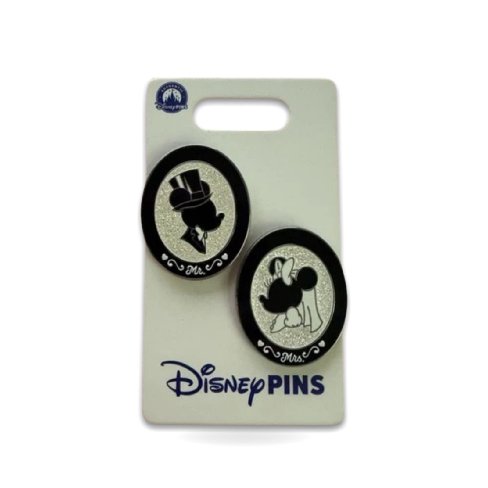 Mickey Minnie Mouse Wedding Mr Mrs 2 Set Trading Pin