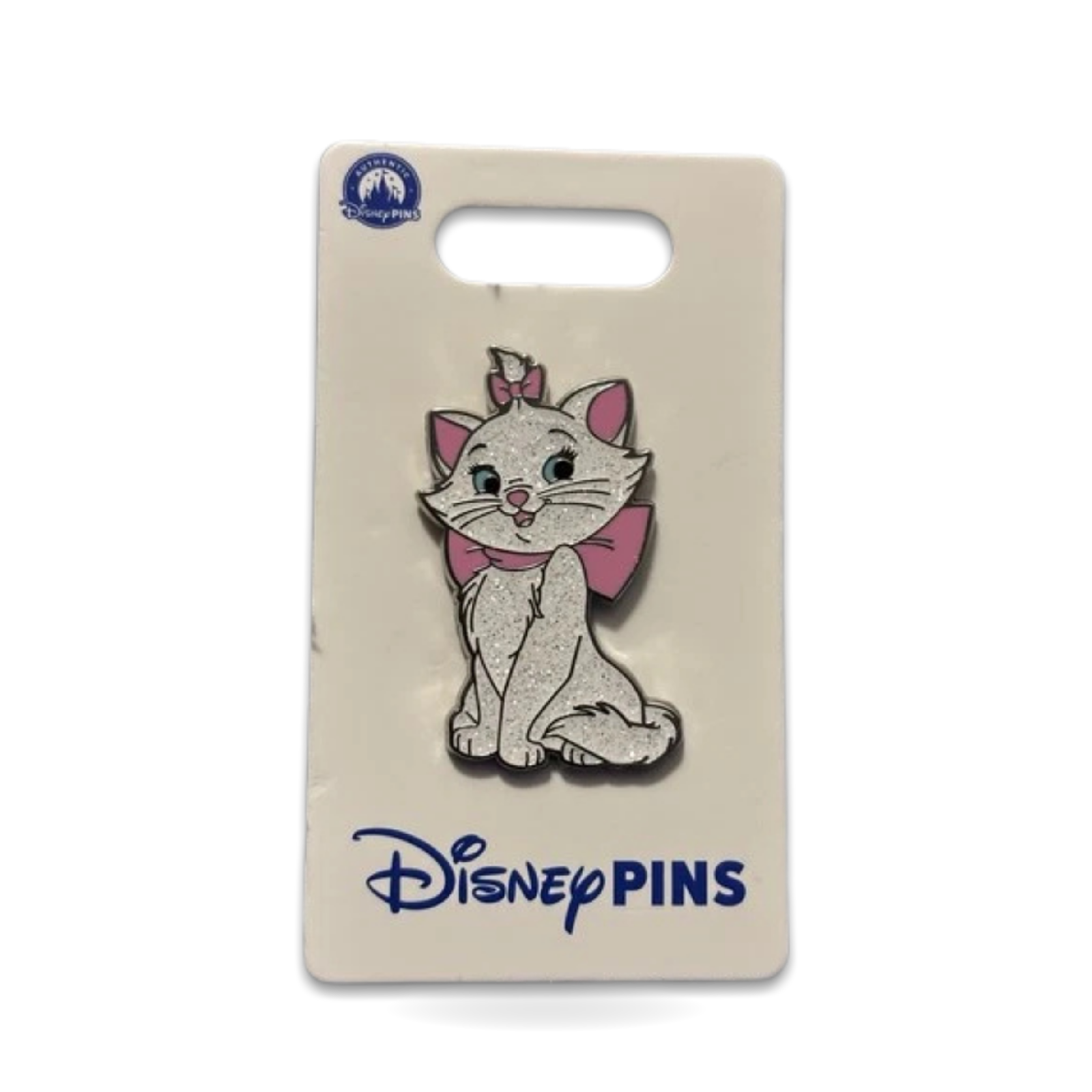 Marie the Aristocats Glitter Enamel Pin Trading Pin