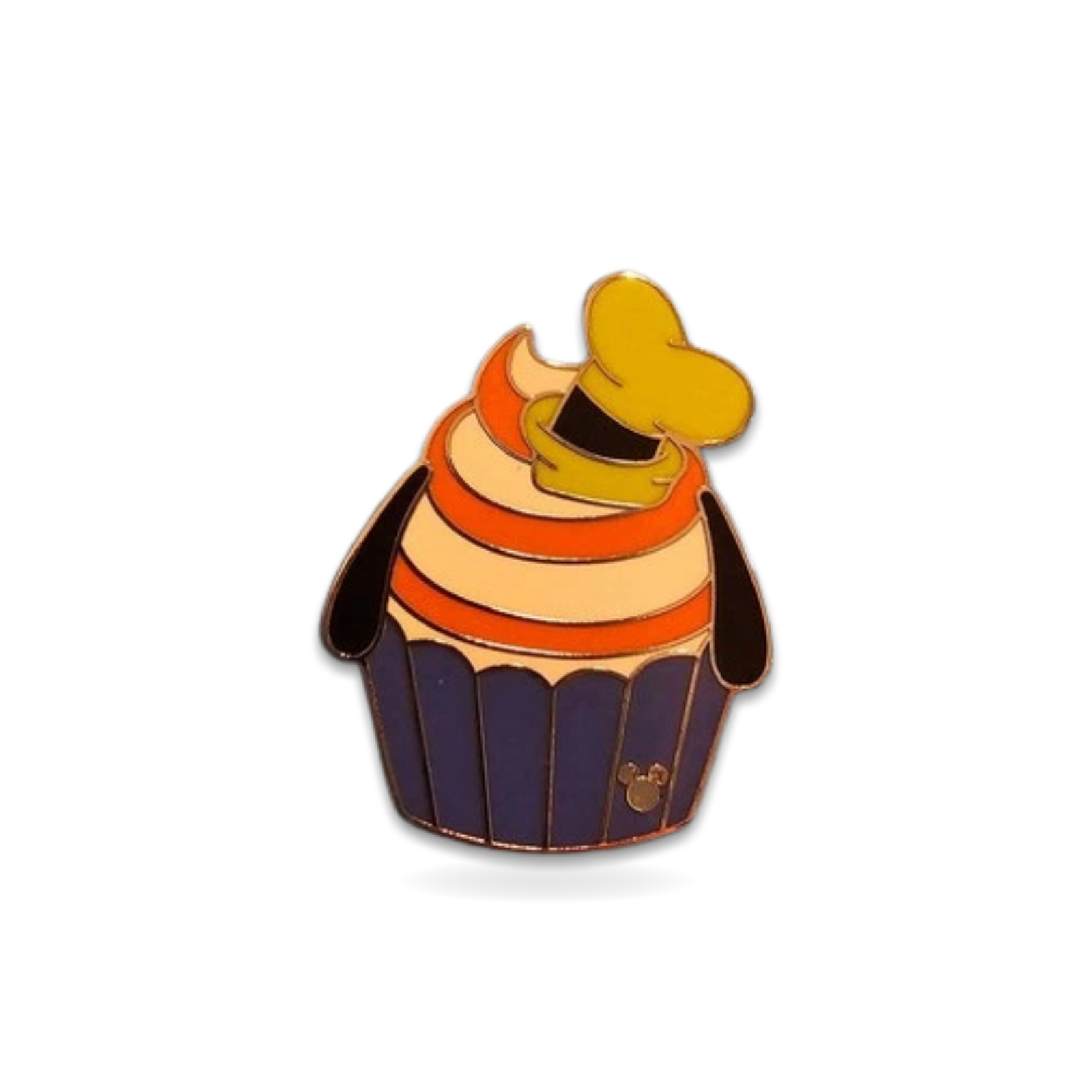 Wacw Hidden Mickey Goofy Cupcake Trading Pin