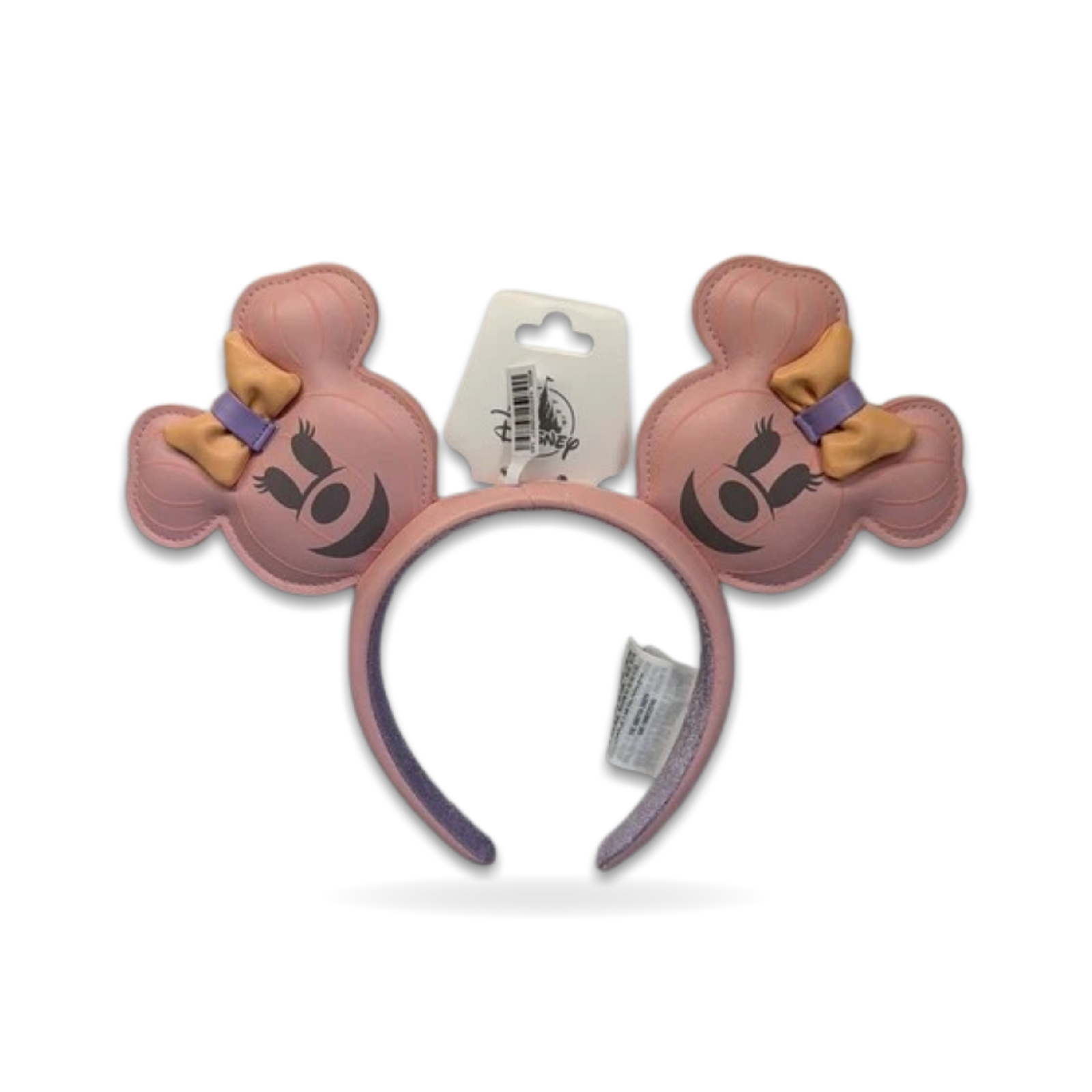 Halloween Pastel Minnie Pink Pumpkin Ear Headwear