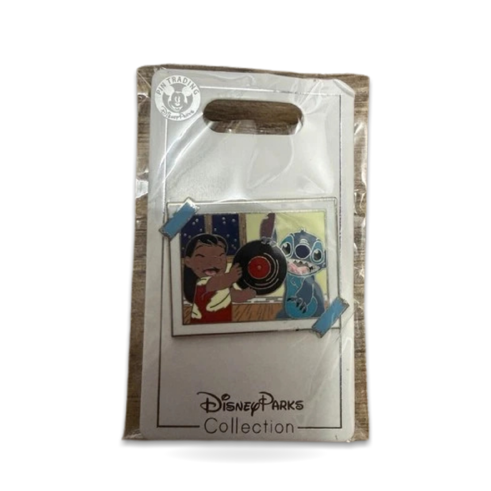 Lilo and Stitch Record from the Trading Pin