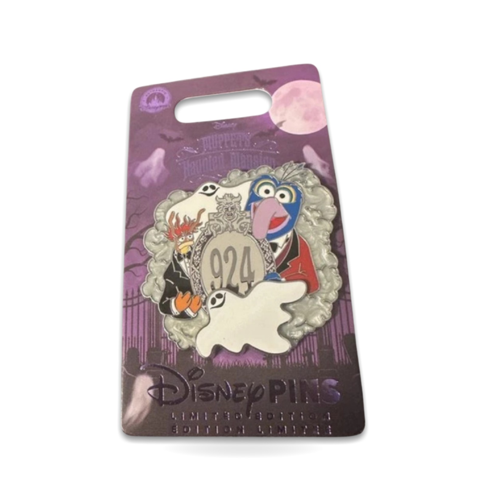 Muppets Haunted Mansion Gonzo the Great Pepe Prawn Limited Edition 5000 Trading Pin