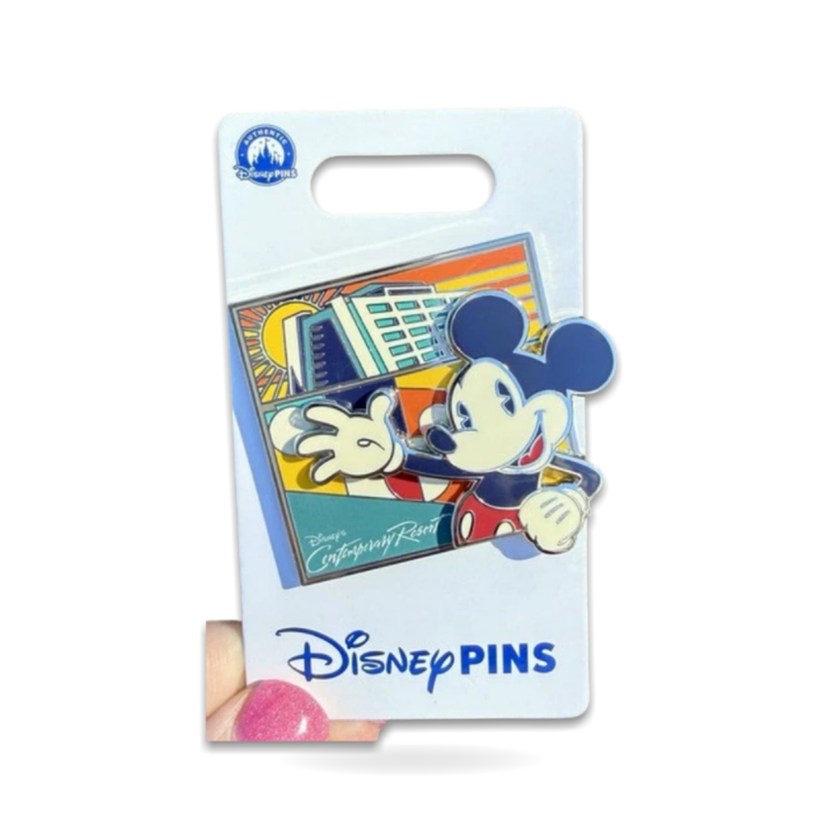 Contemporary Mickey Mouse Open Edition Trading Pin