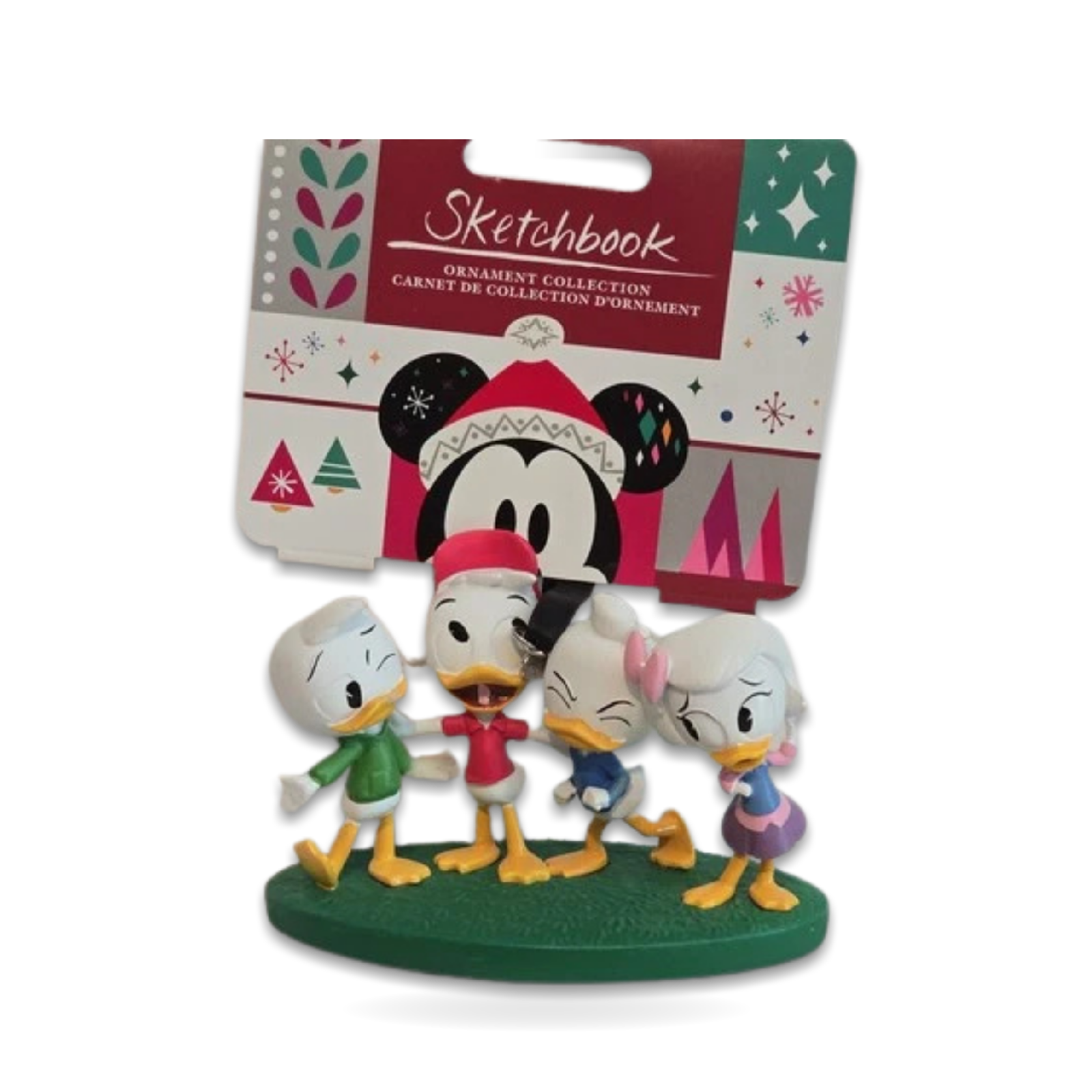 Sketchbook Ducktales Huey Dewey Louie Webby Seasonal Ornament