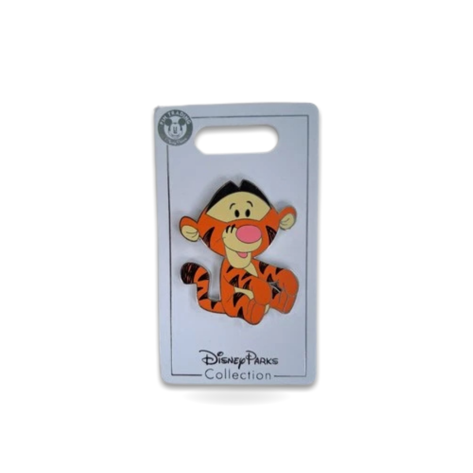 Trading Sitting Tigger Pooh Silver Tier Trading Pin
