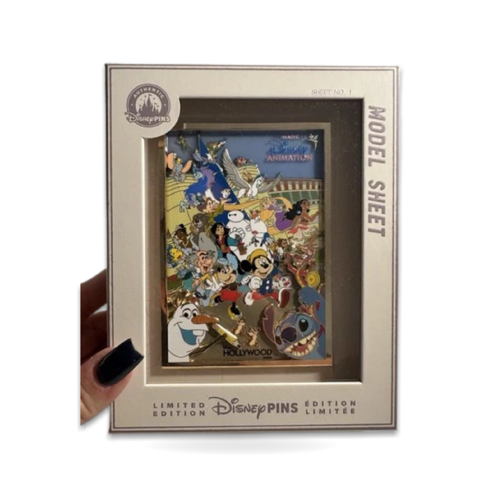 Magic Of Animation Hollywood Studios Jumbo Limited Edition Trading Pin