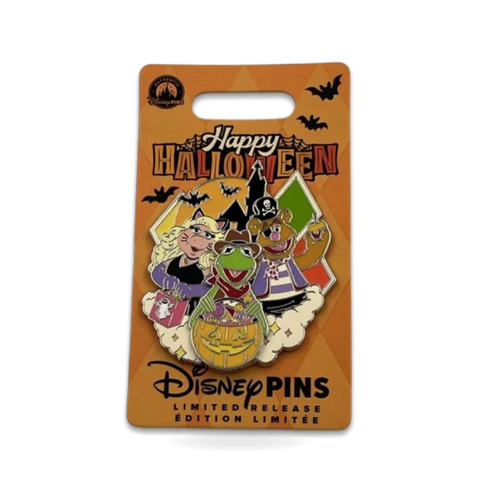 Happy Halloween the Fozzie Miss Piggy Trading Pin