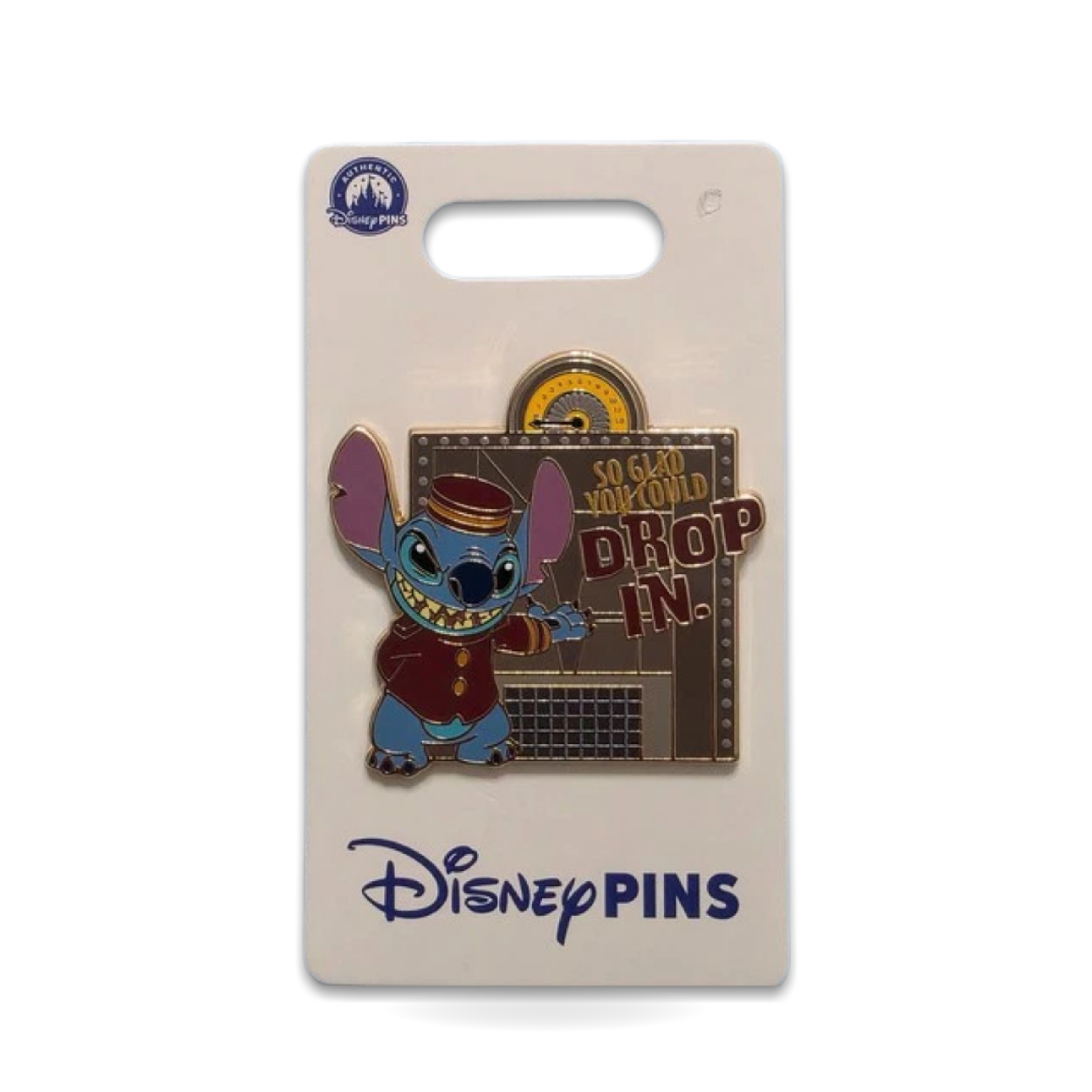 Hollywood Studios Open Edition Carded Stitch Tower of Terror Bellhop Trading Pin
