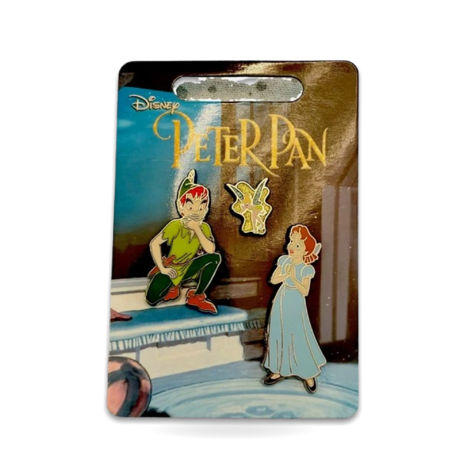 Peter Pan Wendy Set Glitter Noc Trading Pin