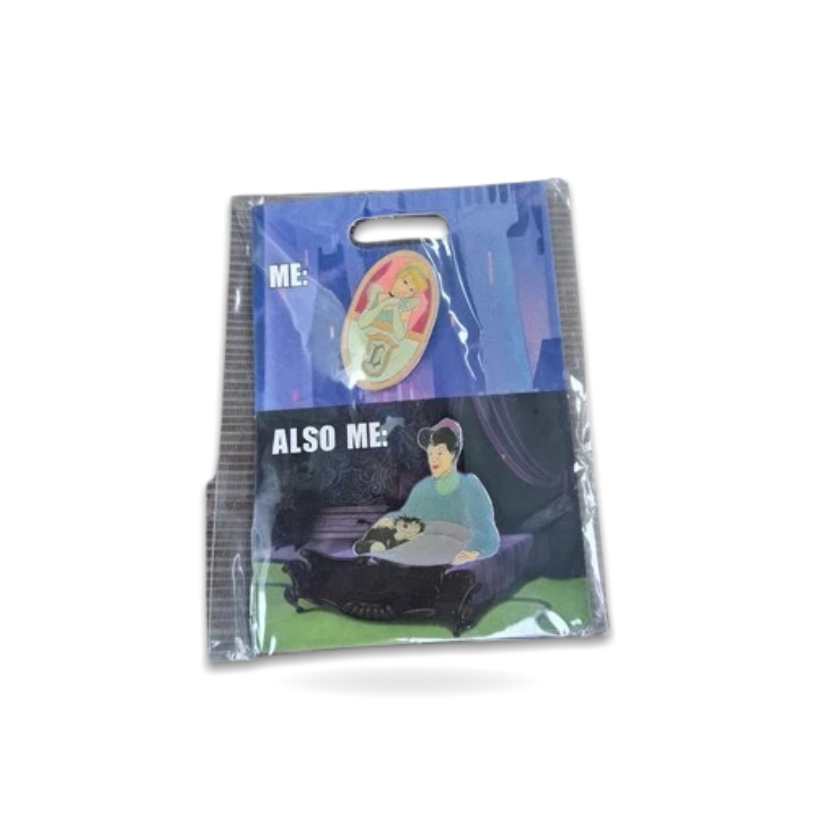 Meme Lady Tremaine Cinderella Me Also Trading Pin