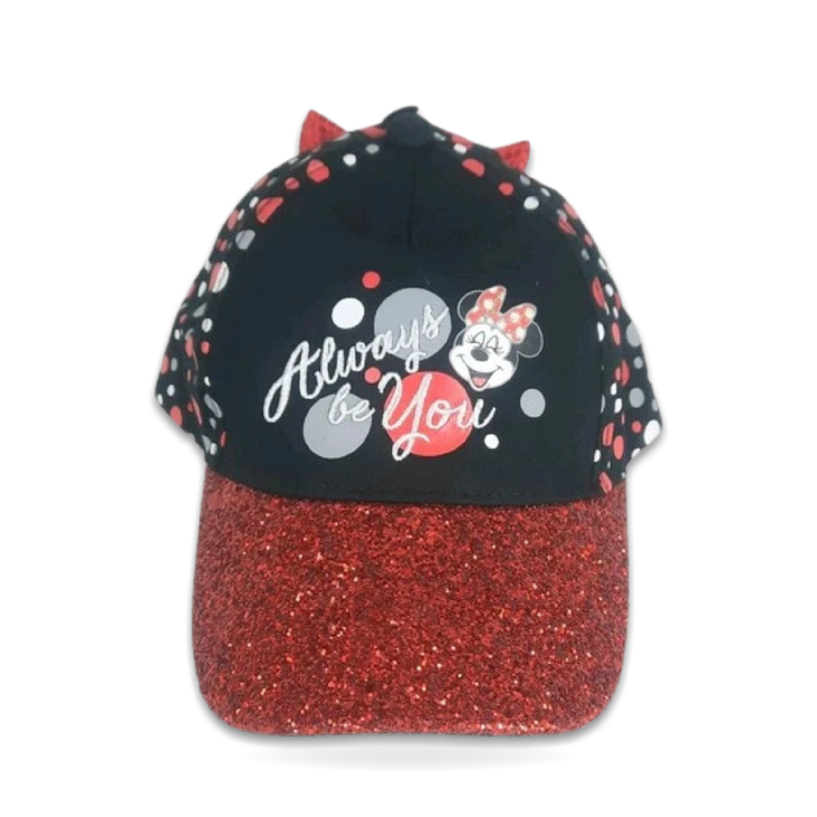 Youth Hat Glitter Sequin Bow Always Be You Cap Minnie Mouse