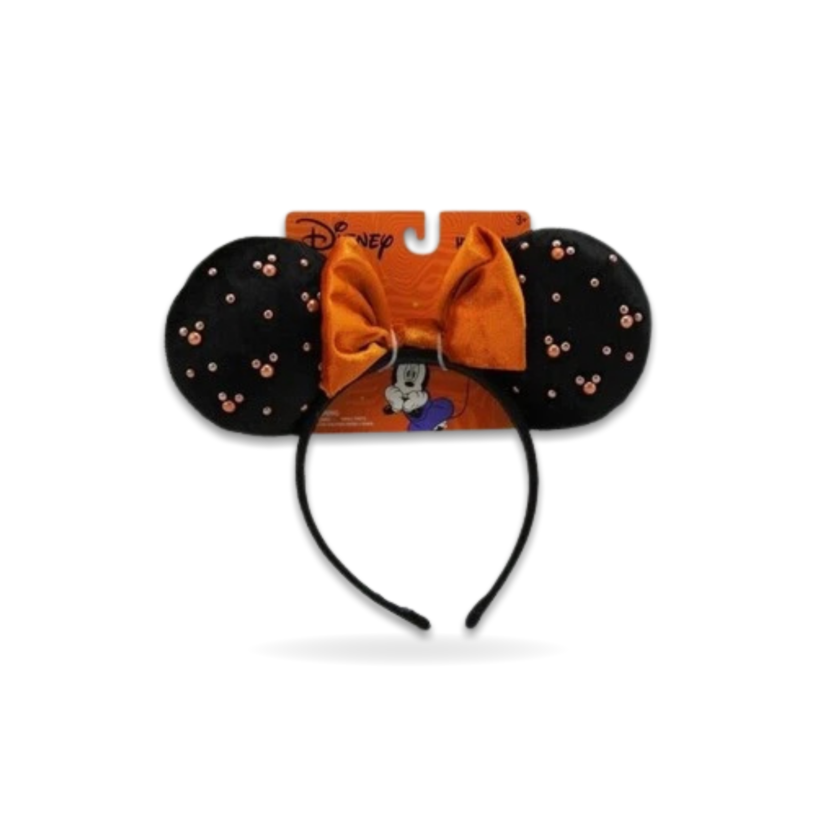 Minnie Mouse Halloween orange bow ears