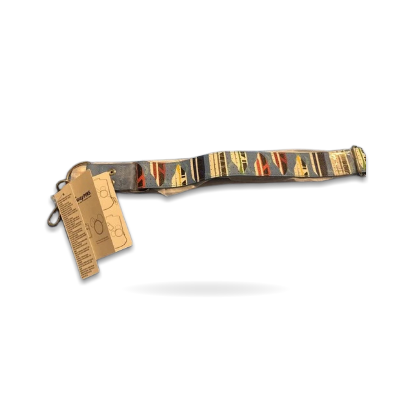 Monorail pattern belt strap