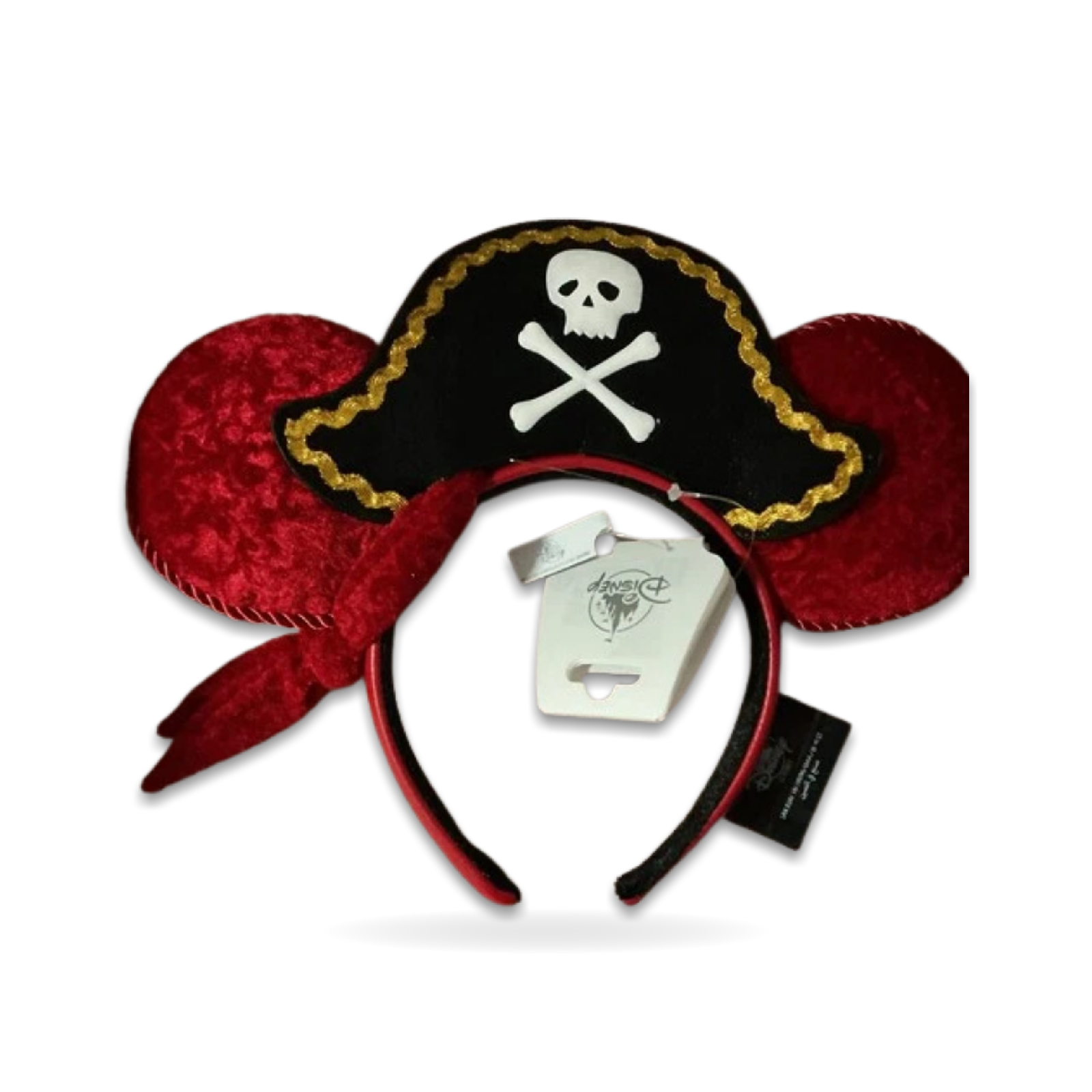 Pirates of the Red Minnie Mouse Ear Headwear
