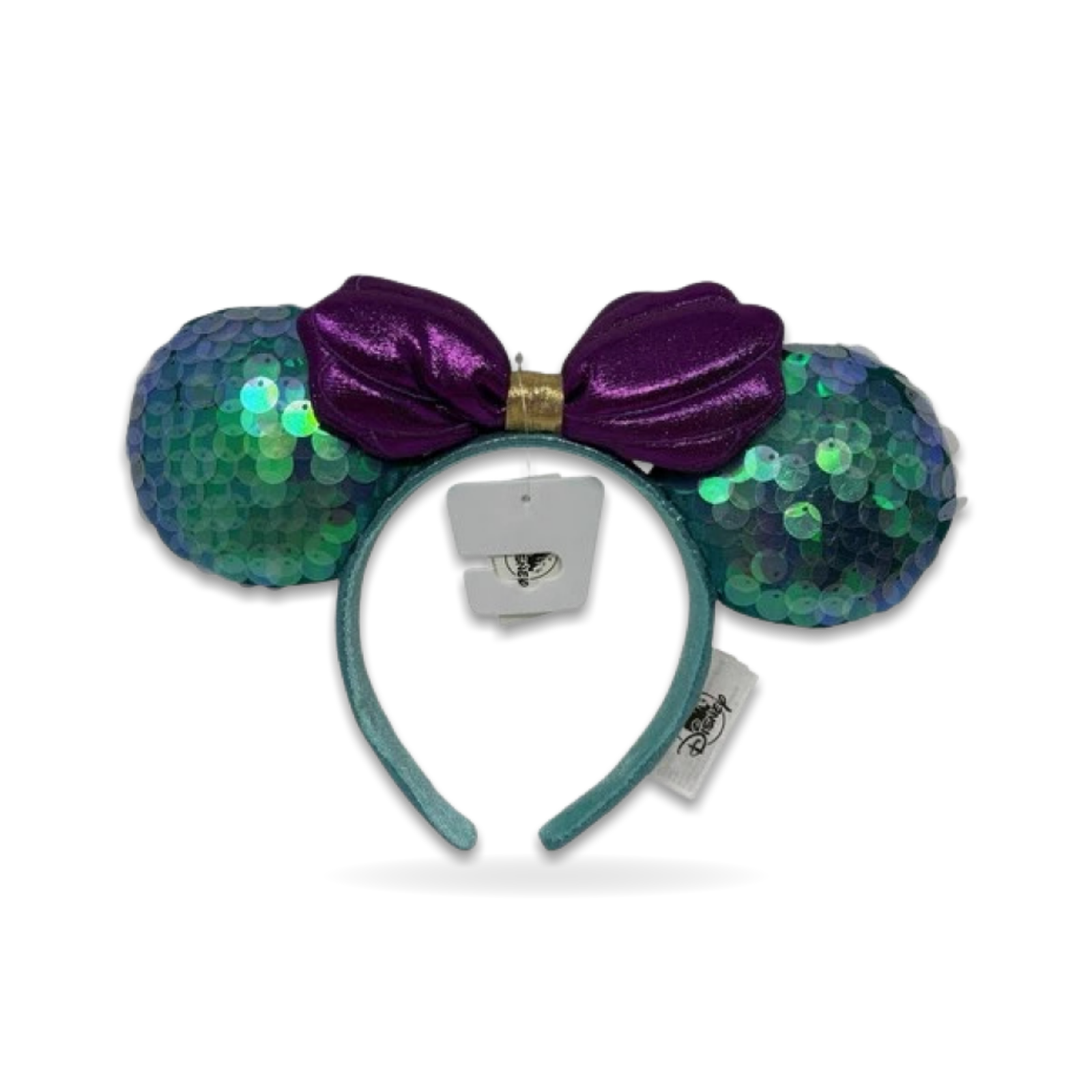 Ariel the Little Mermaid Iridescant Sequin Minnie Ear Headwear