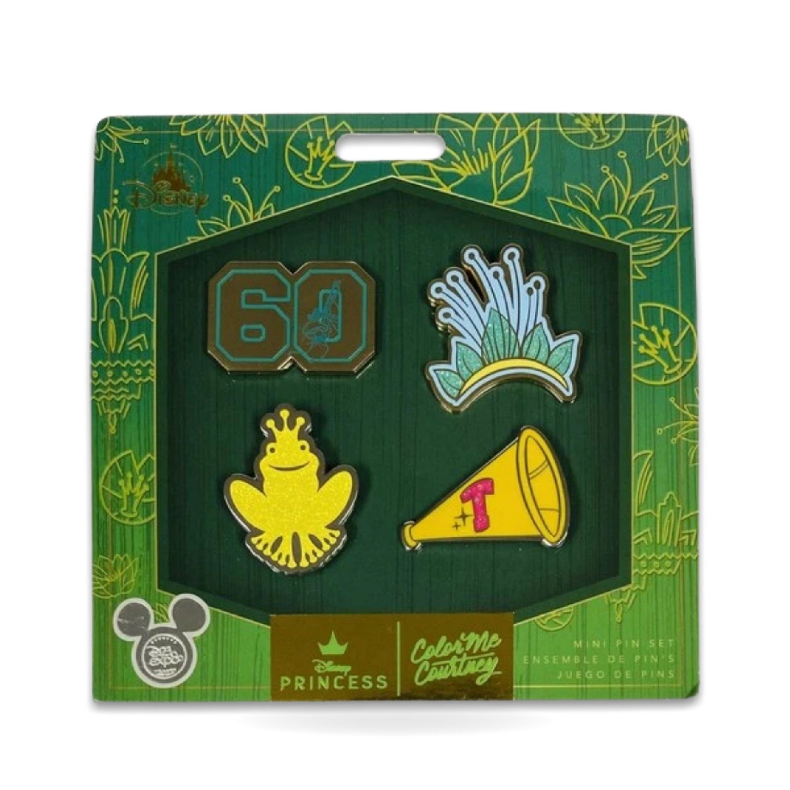 Princess And the Frog Color Me Courtney D23 Expo 4 Booster Set Trading Pin