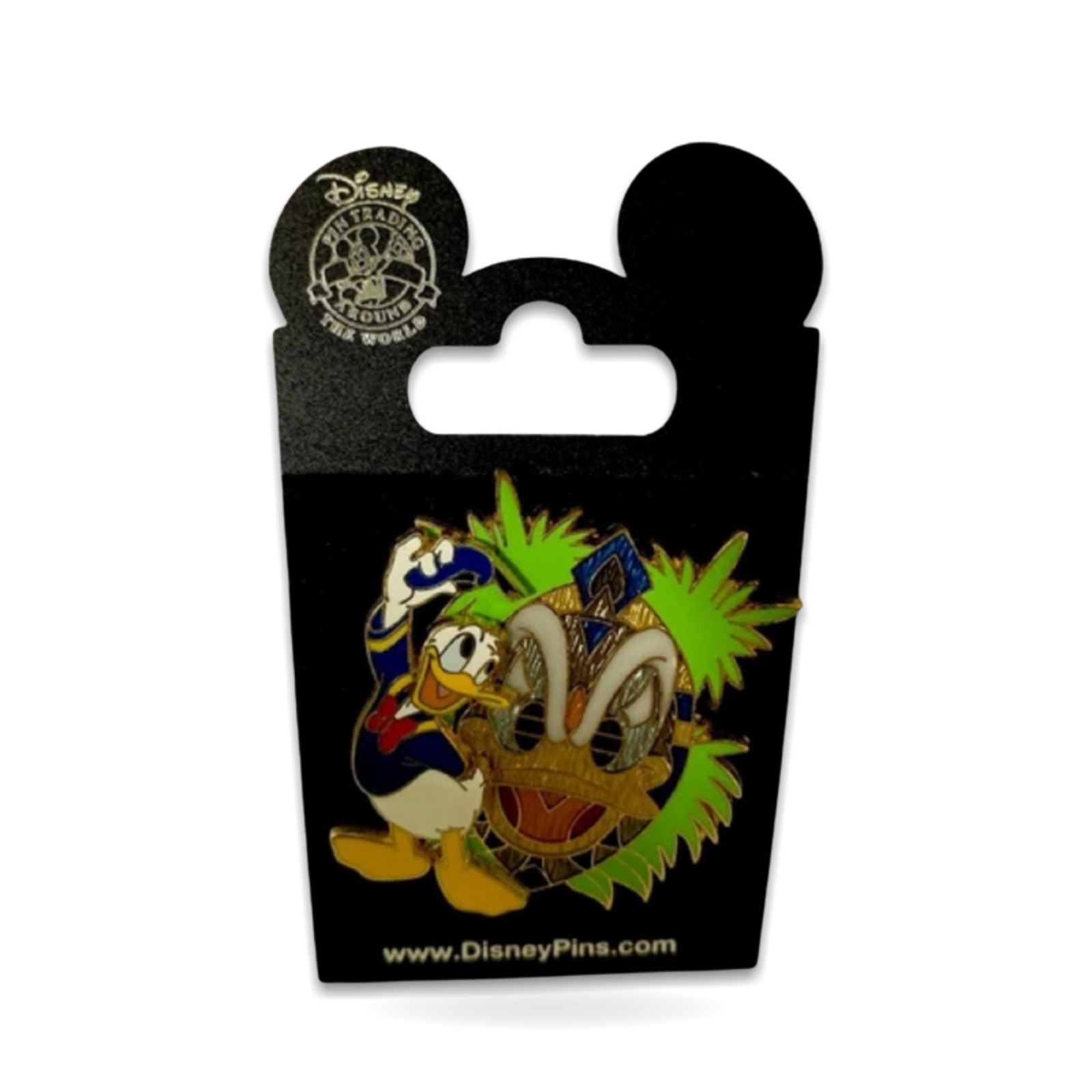 Donald Duck Tiki character masks Trading Pin