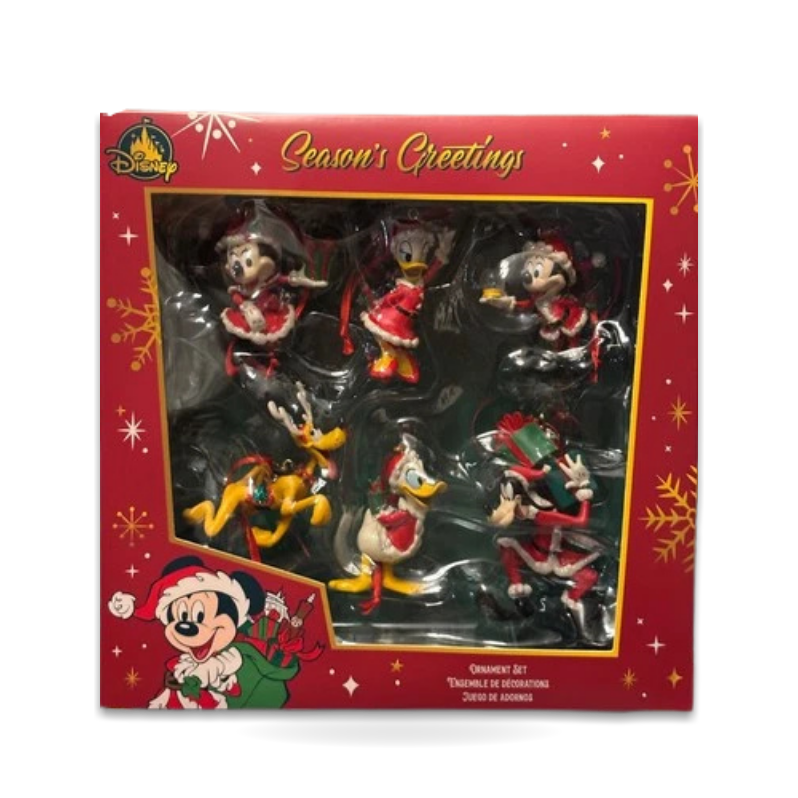 Seasons Greeting Set Ornament Mickey/Friends of Seasonal Ornament