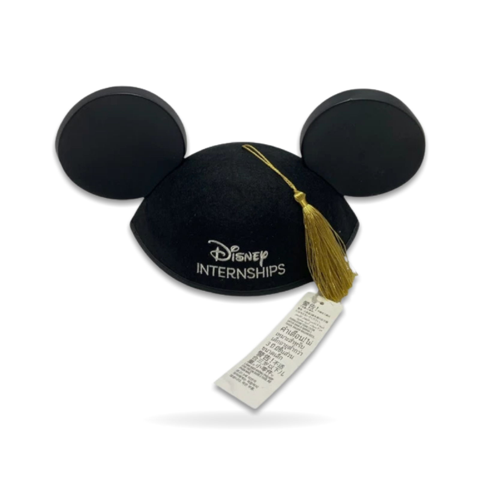 Internship College Program Black Felt Mickey Mouse Ears Hat 🍁 Black