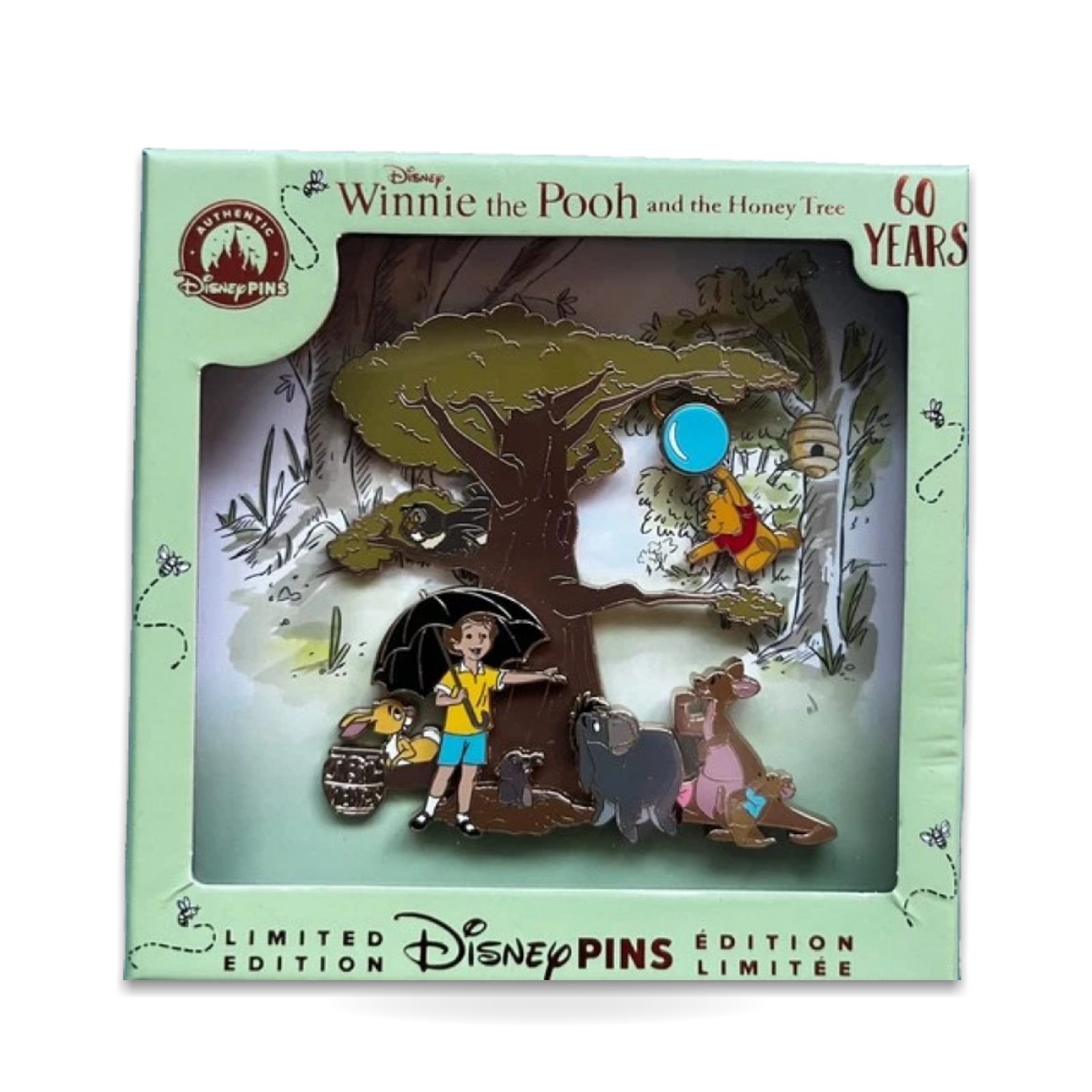 Winnie the Pooh Anniversary Jumbo Box Trading Pin