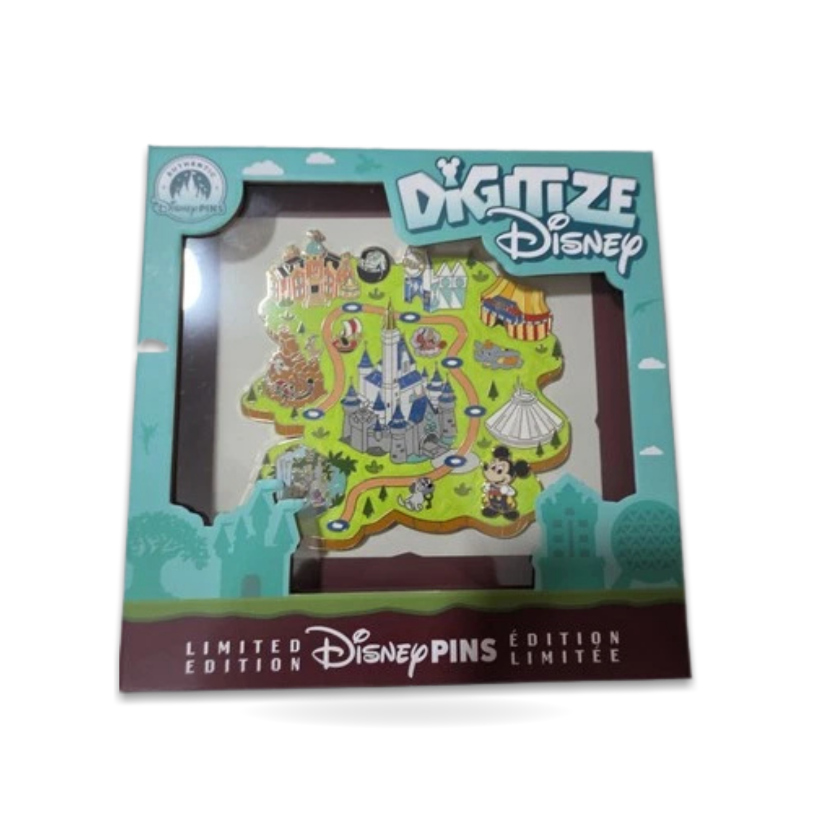 Digitize Map Jumbo Limited Edition 2500 Trading Pin
