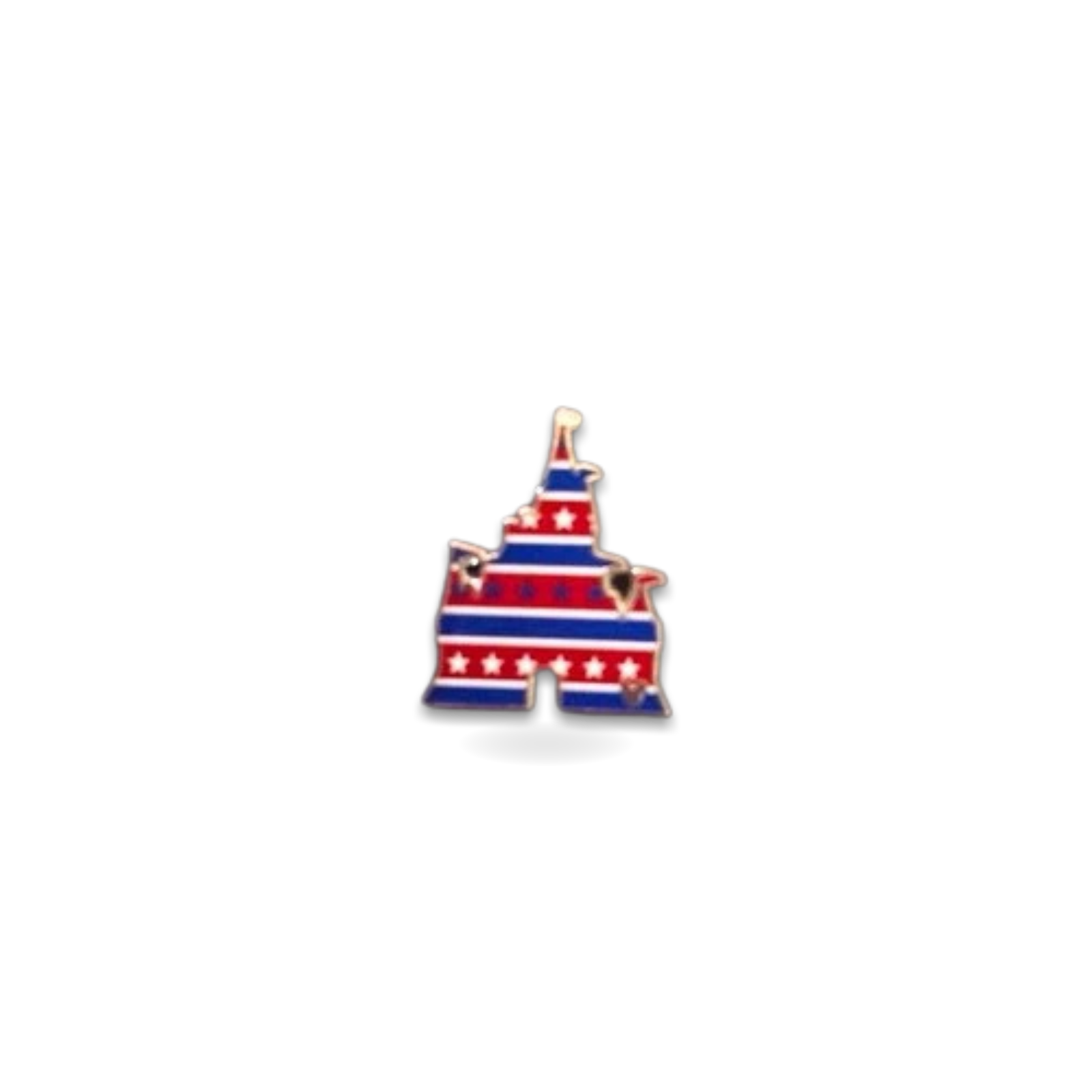 Patriotic Cinderella Castle Pin