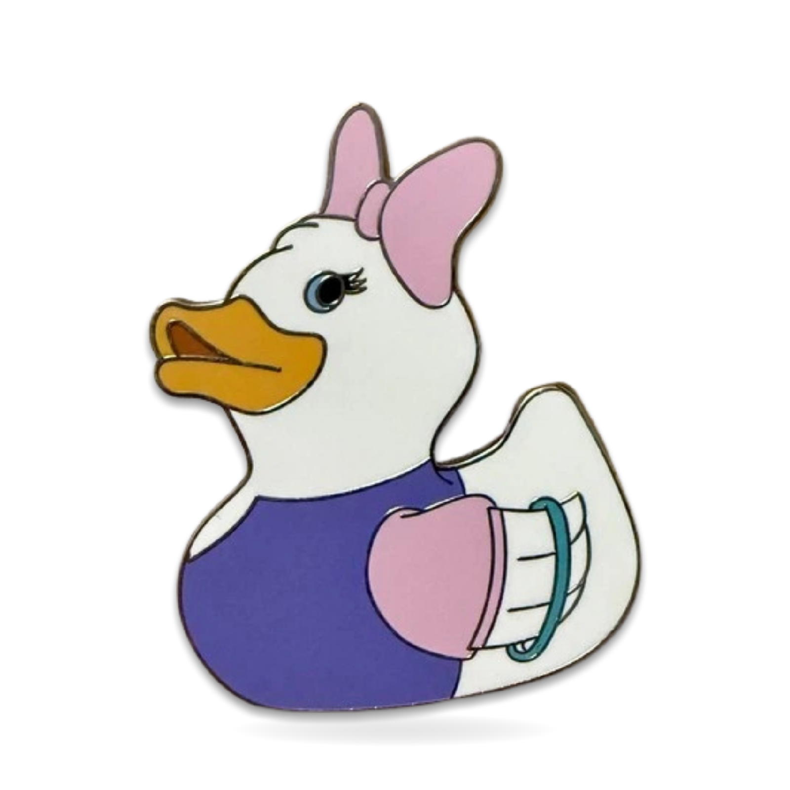 Daisy Rubber Duck Ducks of Mystery Pin Trading Pin