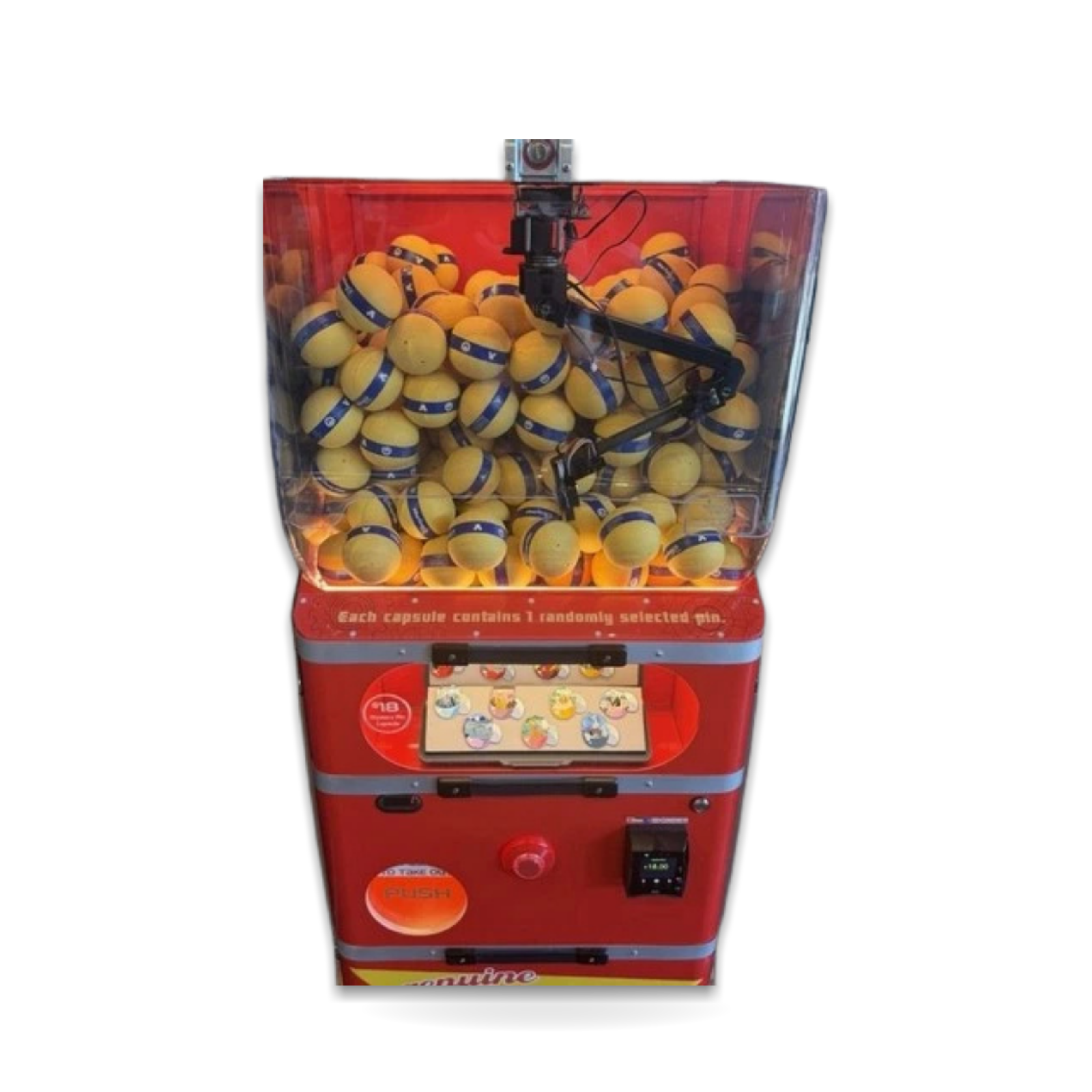 1 Ball Gacha Vending Machine Mystery Trading Pin