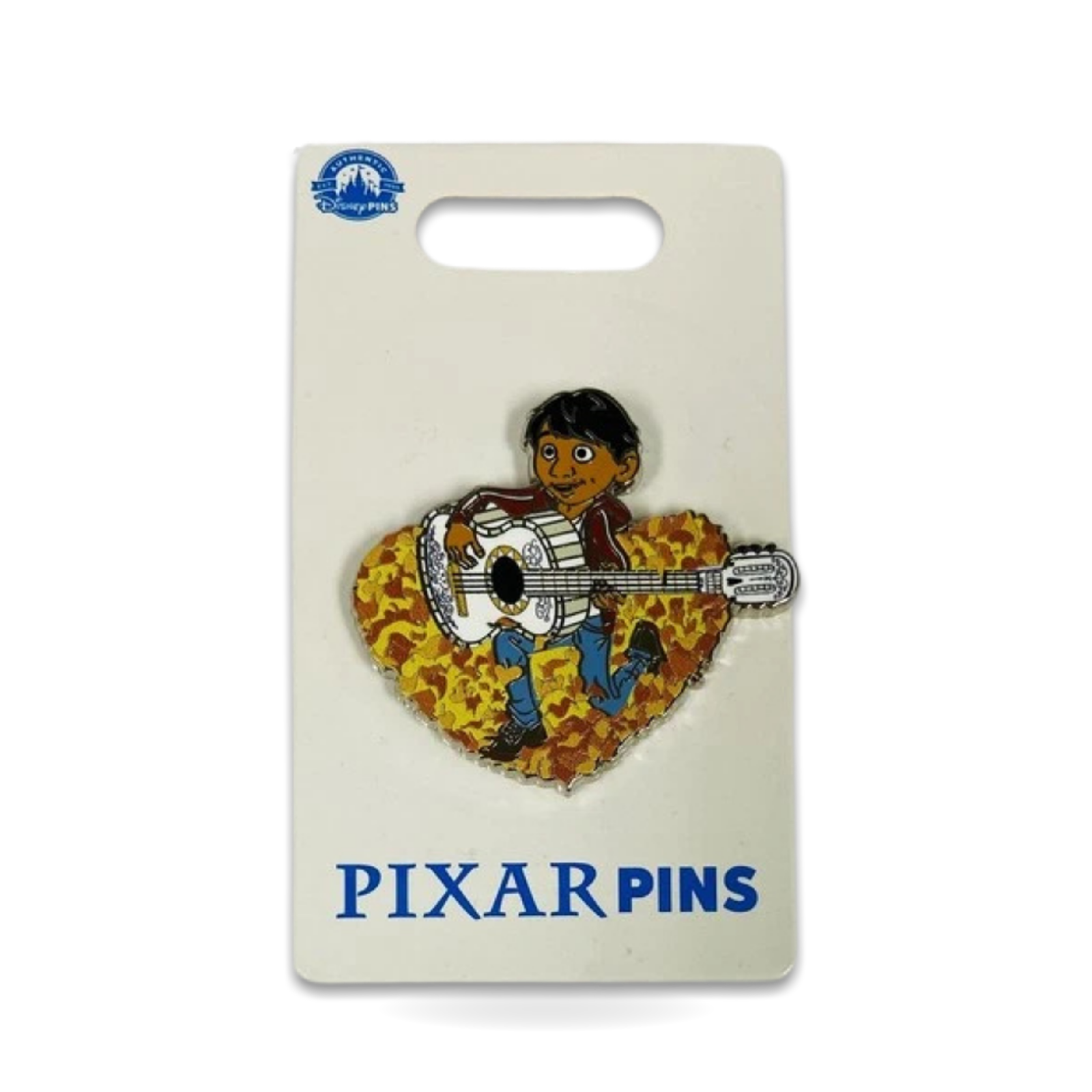 Pixar Coco Miguel Playing Guitar Trading Pin