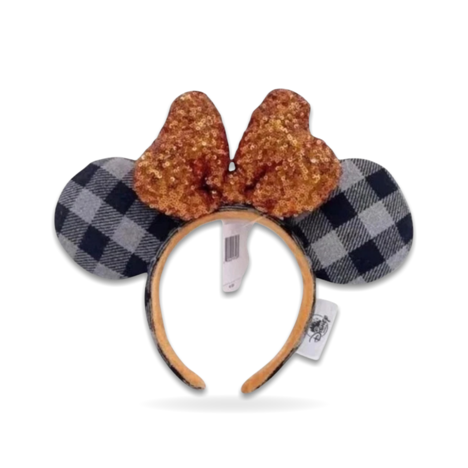 Minnie Mouse Ears Sequin Halloween Plaid Ear Headwear